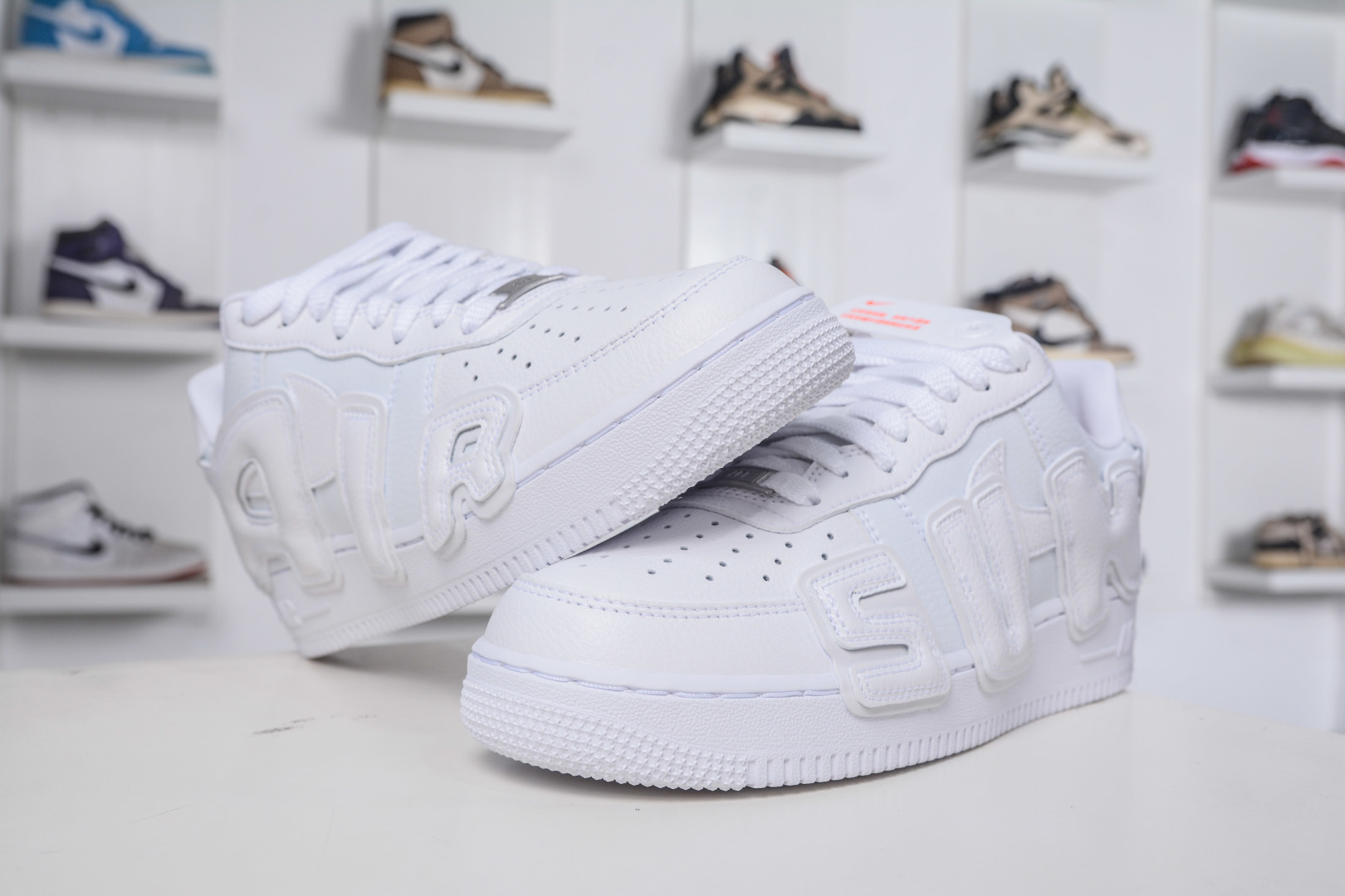 HY版 350 TOP版 多版本供应 HY版 CPFM x NK Air Force 1 07 Low 空军一号系列低帮经典百搭休闲运动板鞋“联名放大补丁字母” FQ7069-100