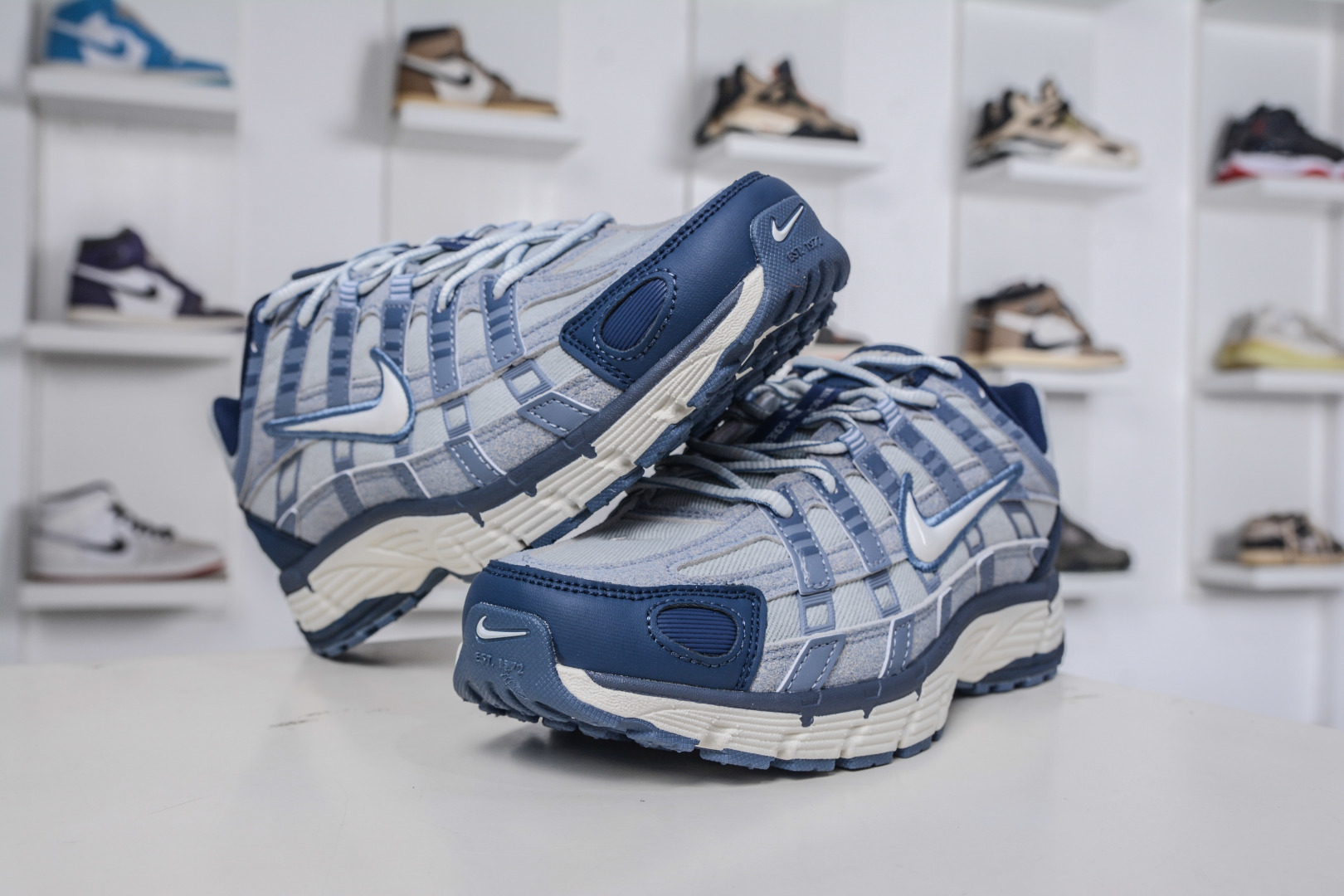 180 X版 NK P-6000 系列低帮复古老爹风休闲运动舒适慢跑鞋 IH3646-499