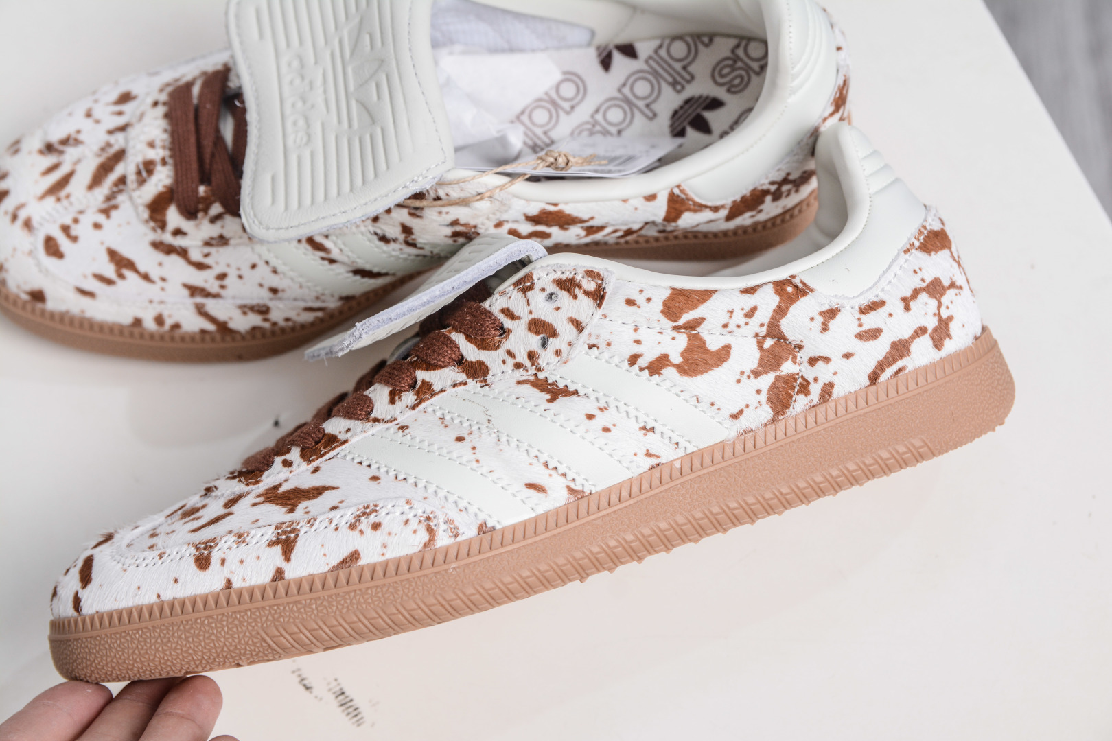 200 adidas originals Samba LT 棕白色 JS3931