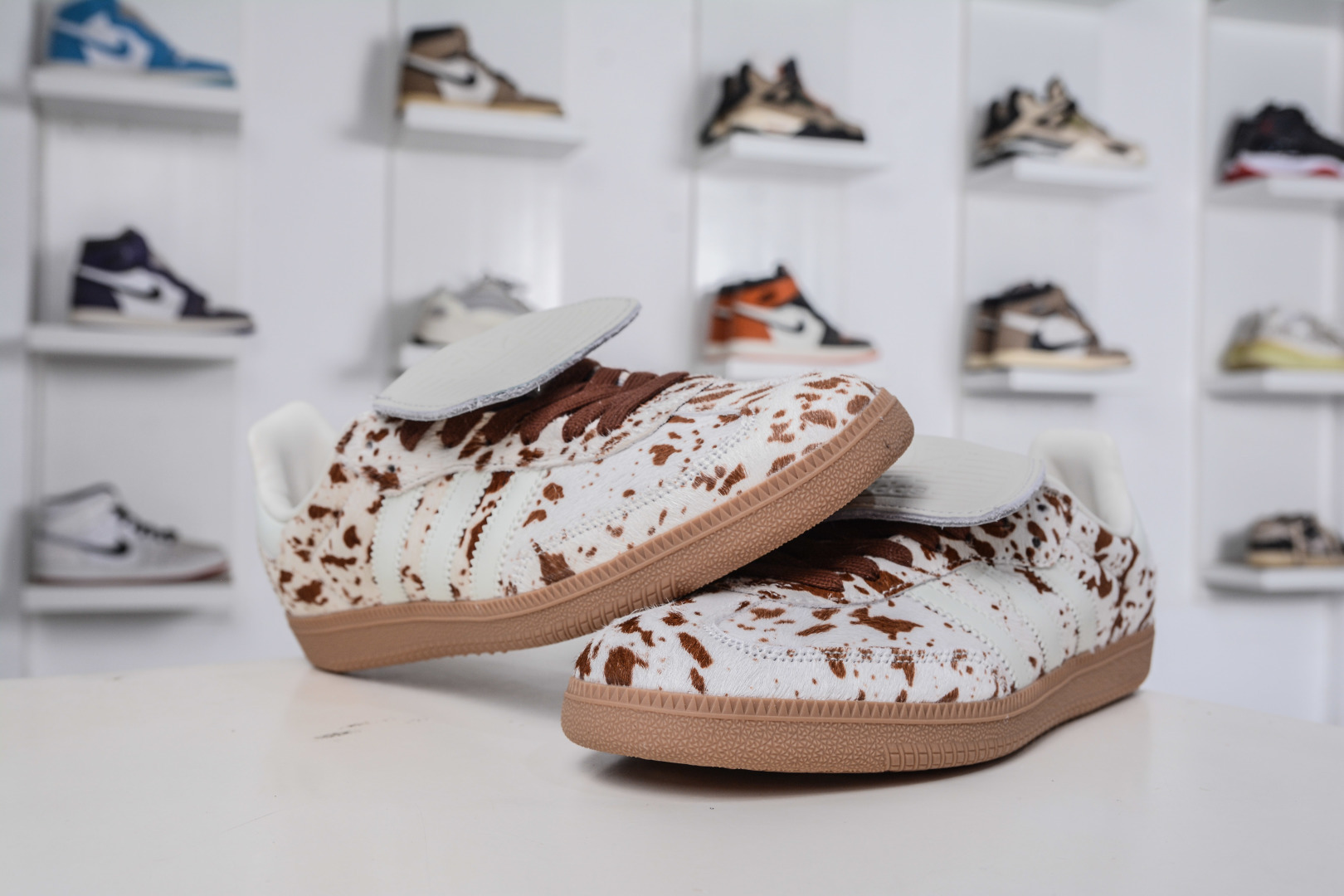 200 adidas originals Samba LT 棕白色 JS3931