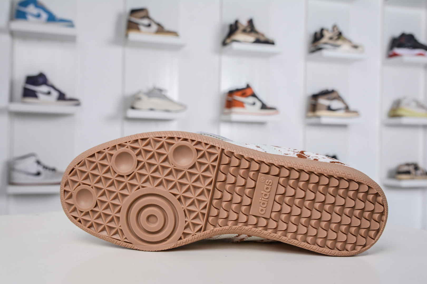 200 adidas originals Samba LT 棕白色 JS3931