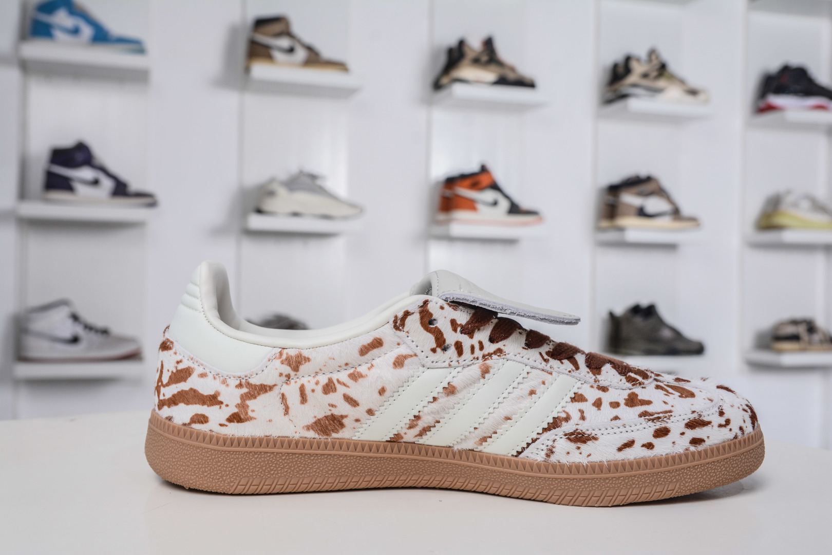 200 adidas originals Samba LT 棕白色 JS3931