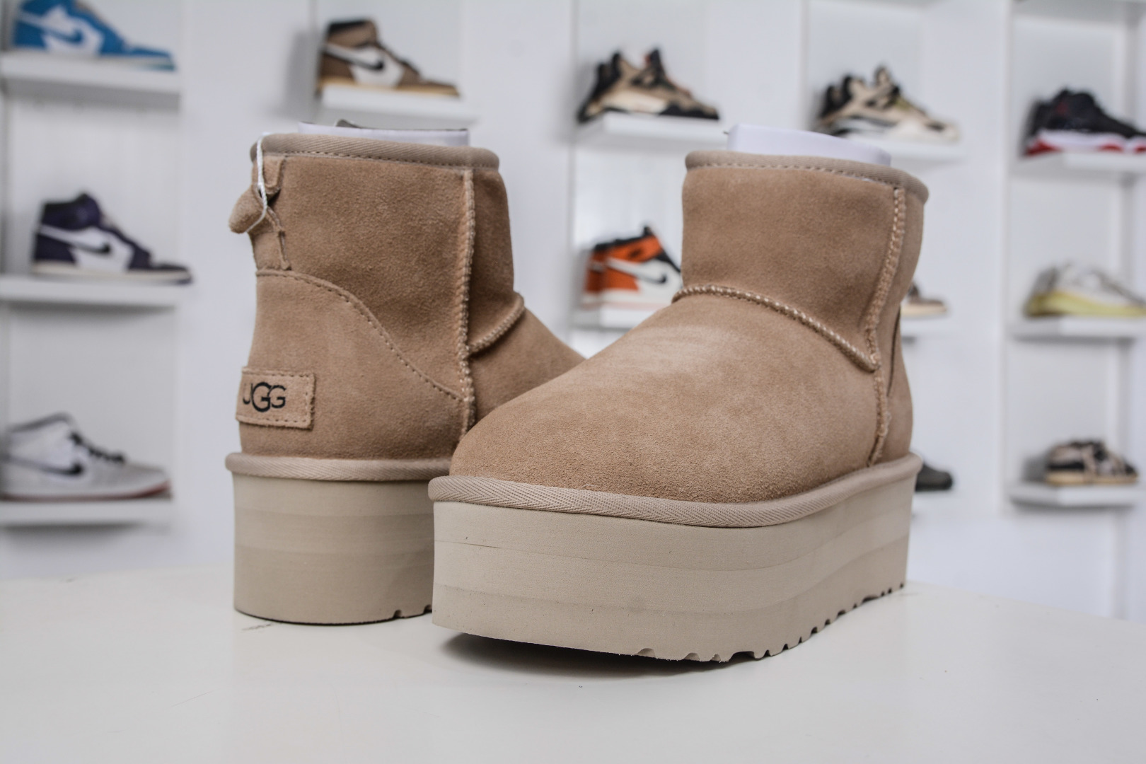 260 UGG Mini中桶厚底5cm 栗色 装 1134991