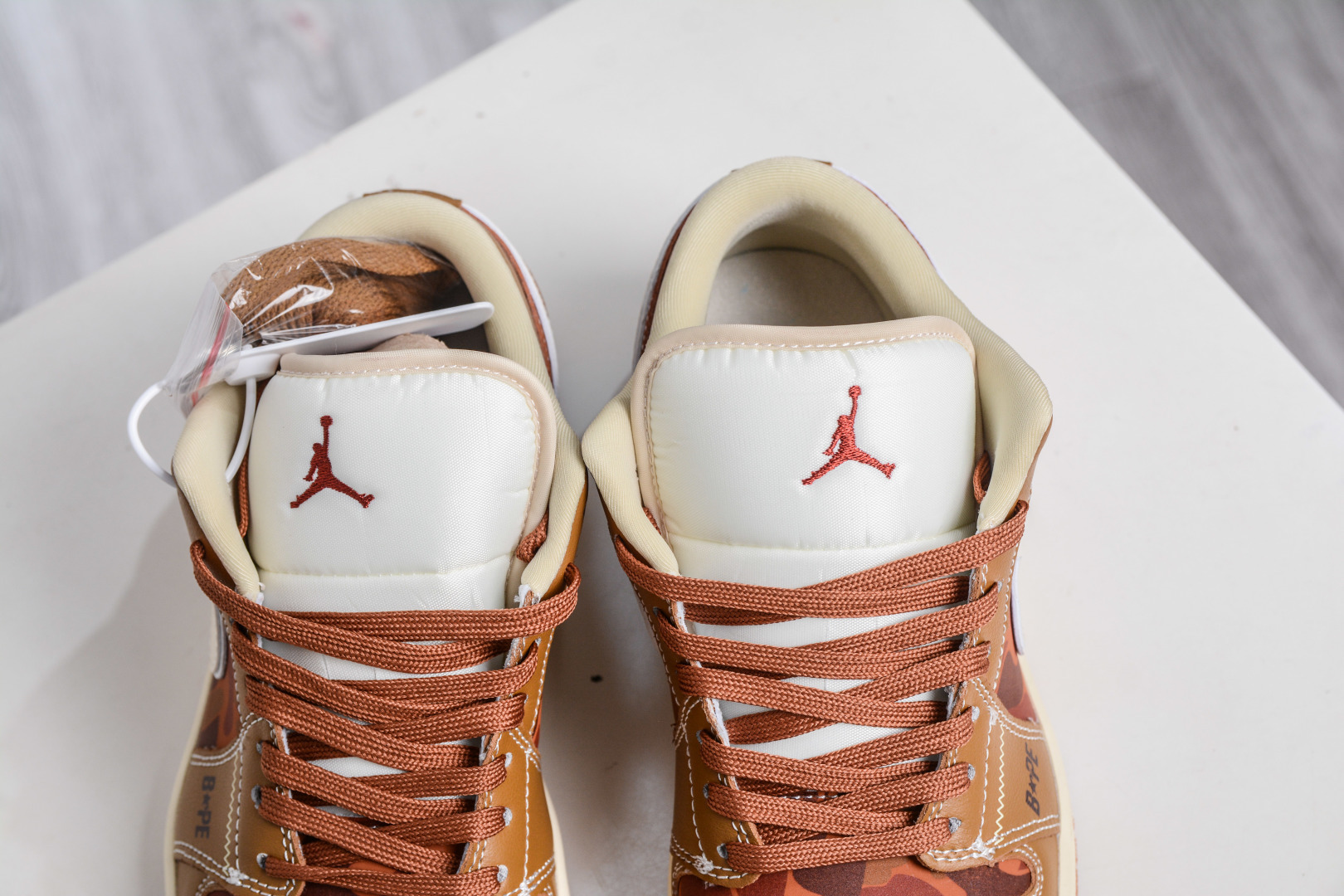 Air Jordan 1 Retro Low x Bape 猿人头联名-古铜褐 QG1988-014