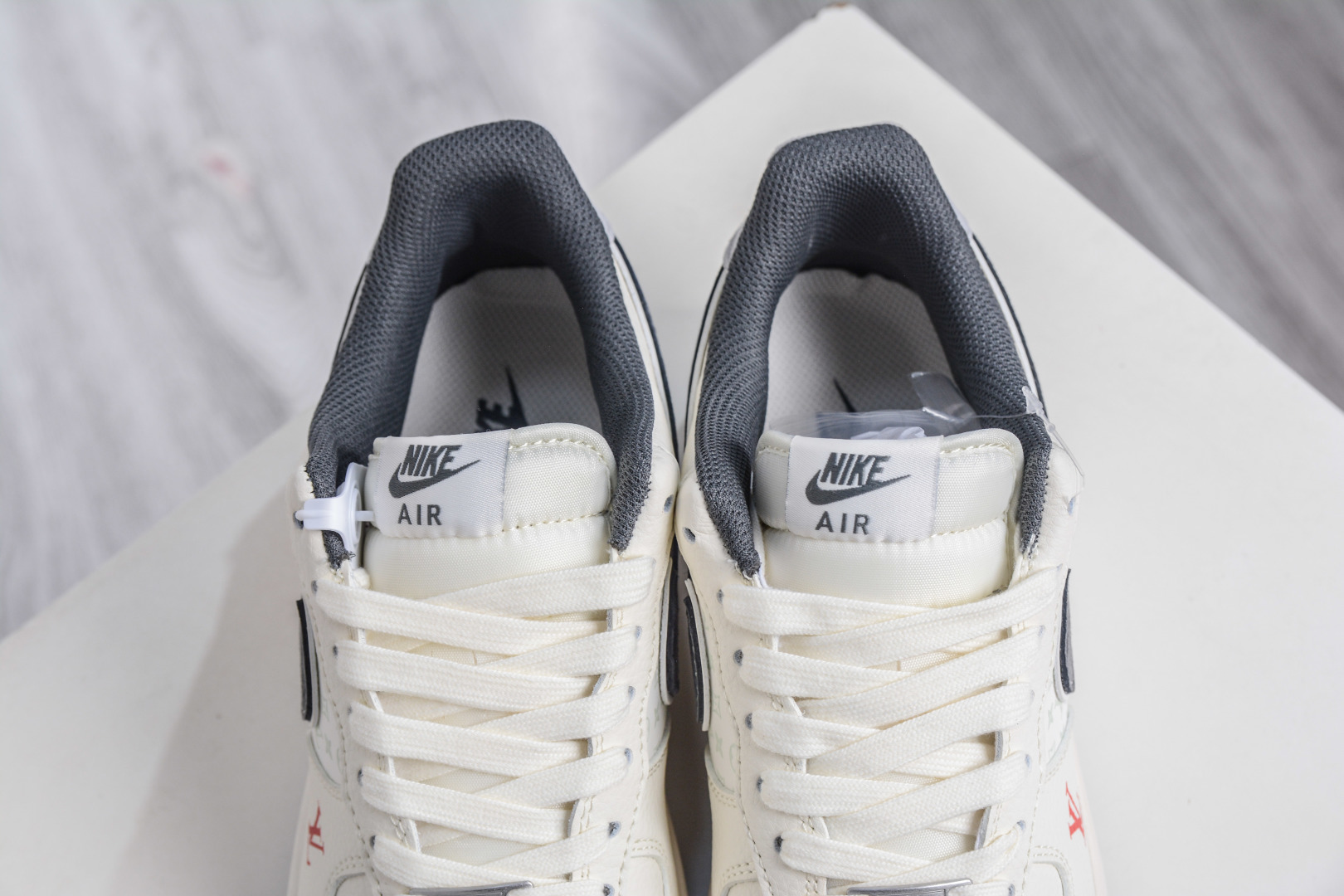 Nike Air Force 1 Low 07 x Louis Vuitton LV联名-米白灰勾 MZ9588-811