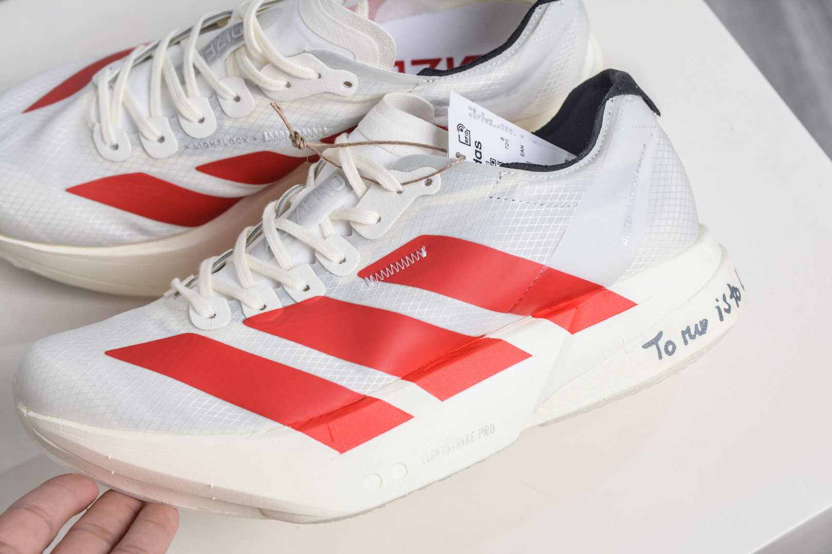 adidas Adizero Adios Pro 4 阿迪达斯马拉松跑步鞋 JR6363-莆田鞋,莆田鞋货源,高仿鞋,高仿鞋货源,安福档口,莆田高仿鞋,莆田鞋批发,高仿鞋批发,莆田高仿运动鞋,高仿运动鞋,莆田运动鞋 adidas Adizero Adios Pro 4 阿迪达斯马拉松跑步鞋 JR6363