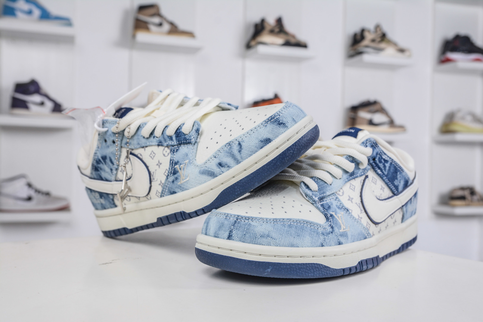 Nike SB Dunk Low x Louis Vuitton LV联名-白蓝牛仔 YF9511-903