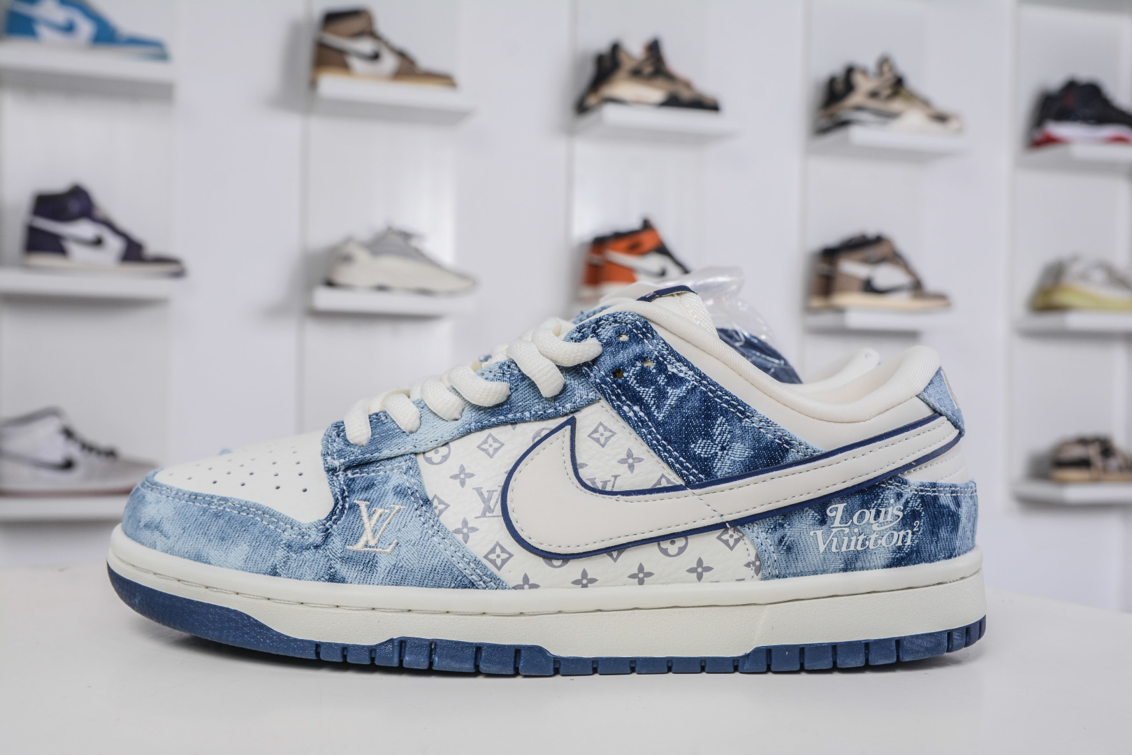 Nike SB Dunk Low x Louis Vuitton LV联名-白蓝牛仔 YF9511-903