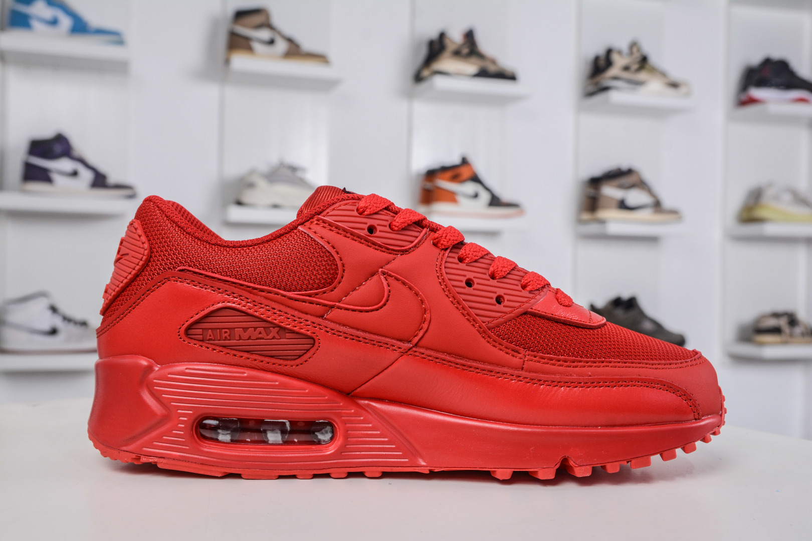 X版 NK Air 90 气垫复古减震跑步鞋 CZ7918-600