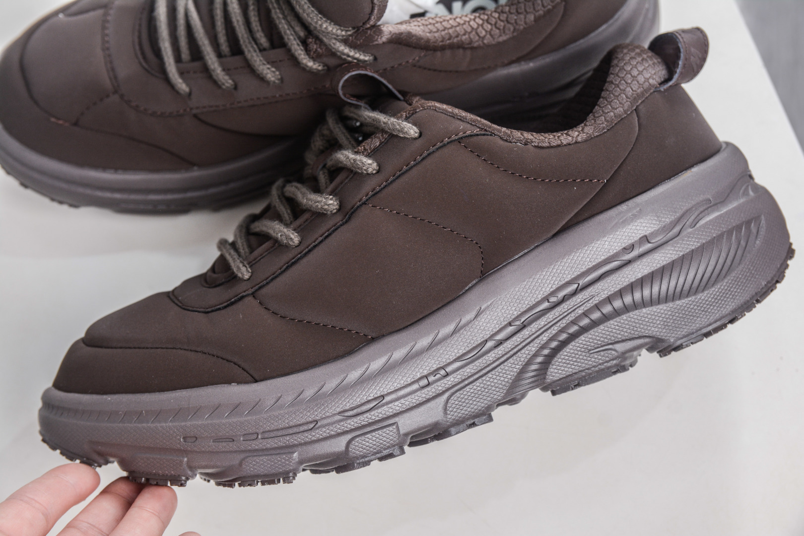 210 HOKA BONDI B3LS MARNI 复古舒适防滑耐磨 低帮 山地户外跑步鞋 1170631 BRKN