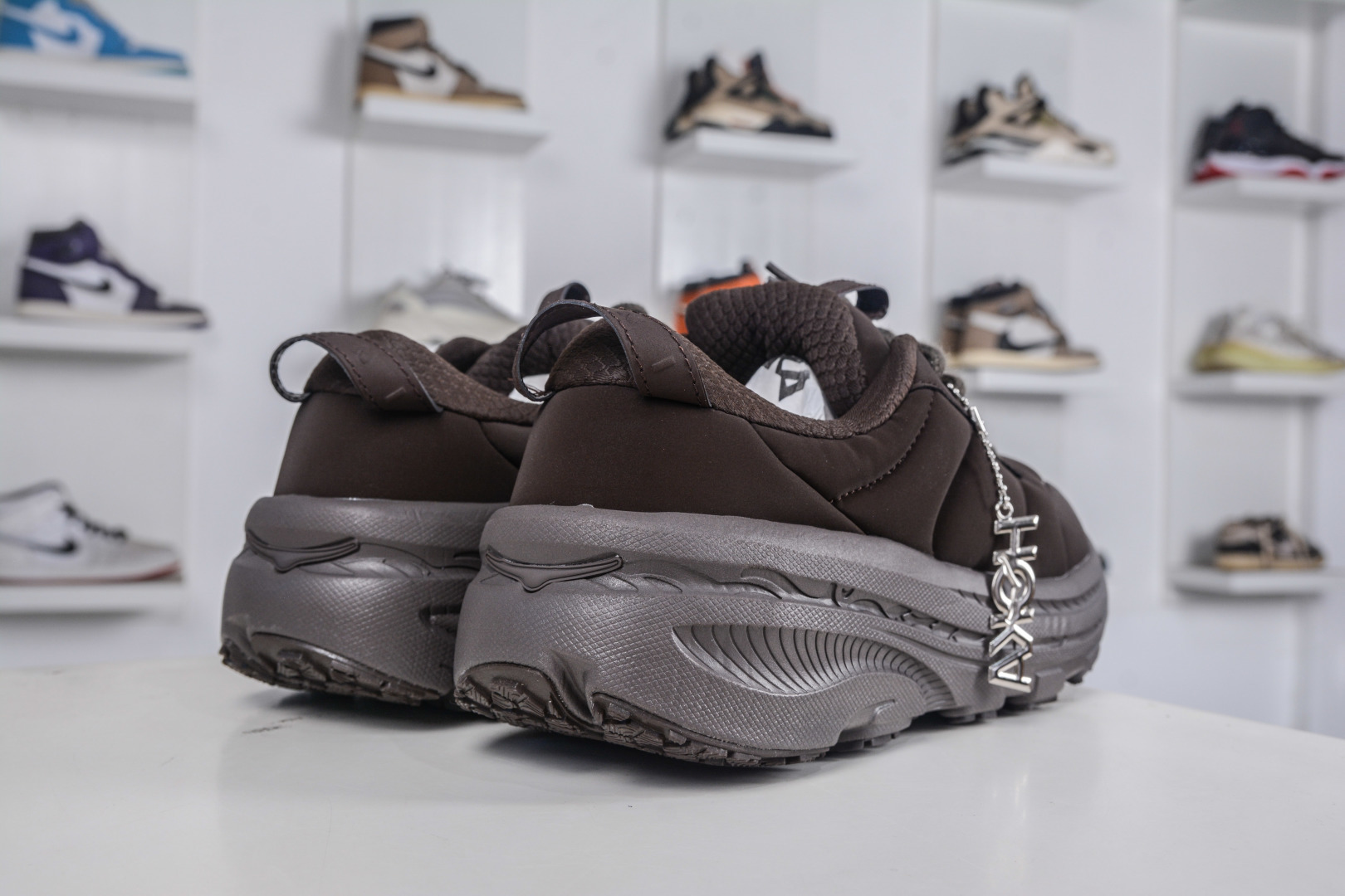 210 HOKA BONDI B3LS MARNI 复古舒适防滑耐磨 低帮 山地户外跑步鞋 1170631 BRKN