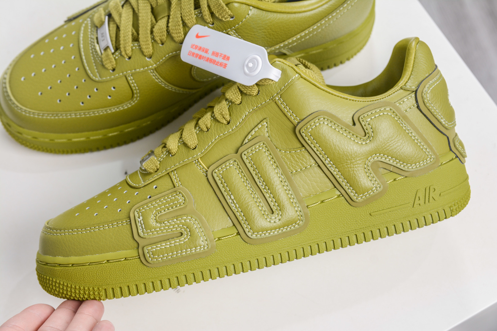 HY版 350 TOP版 多版本供应 HY版 CPFM x NK Air Force 1 07 Low 空军一号系列低帮经典百搭休闲运动板鞋“联名放大补丁字母” FQ7069-300