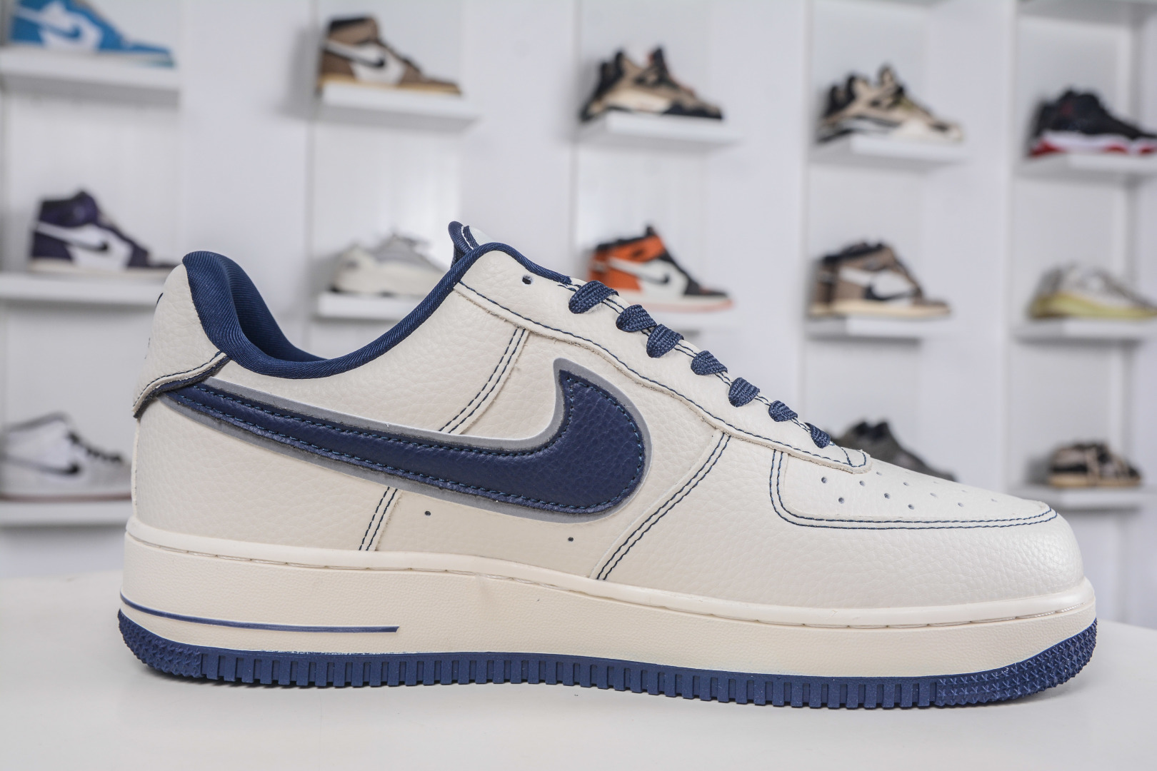 Nike Air Force 1 Low 07 x Supreme SUP联名-白深蓝 DD1982-319