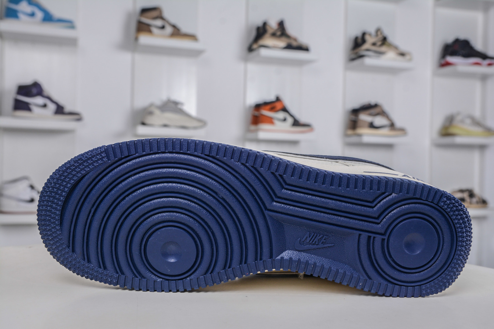 Nike Air Force 1 Low 07 x Supreme SUP联名-白深蓝 DD1982-319