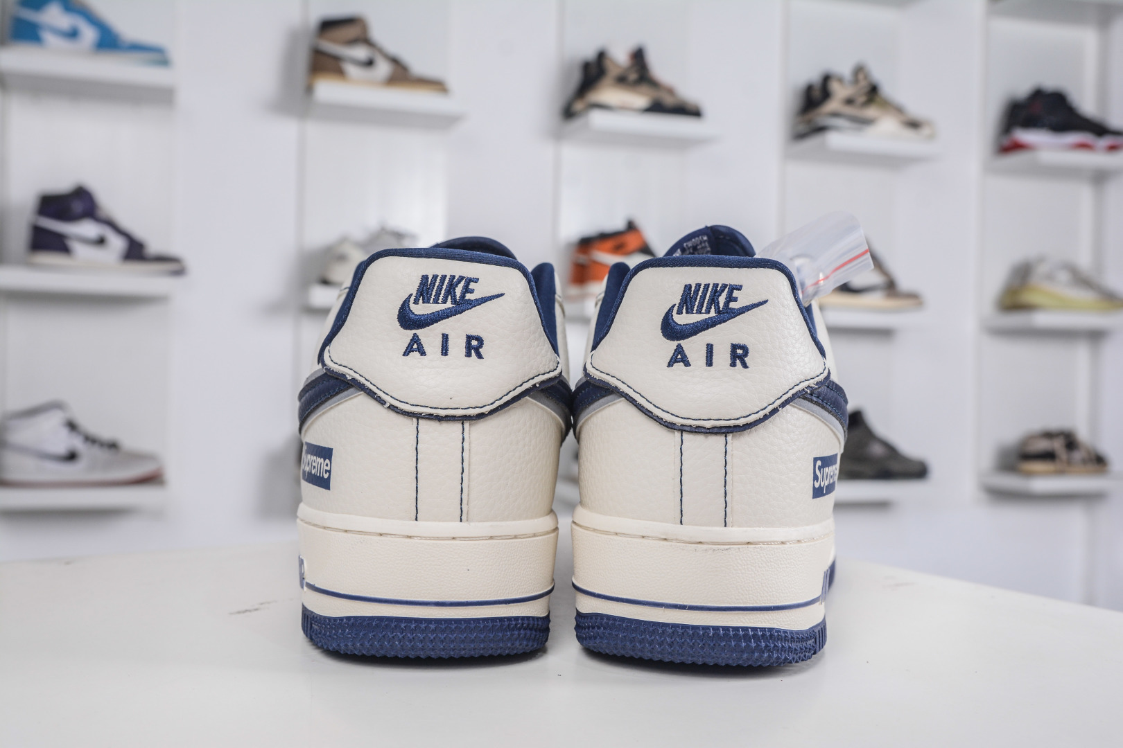 Nike Air Force 1 Low 07 x Supreme SUP联名-白深蓝 DD1982-319
