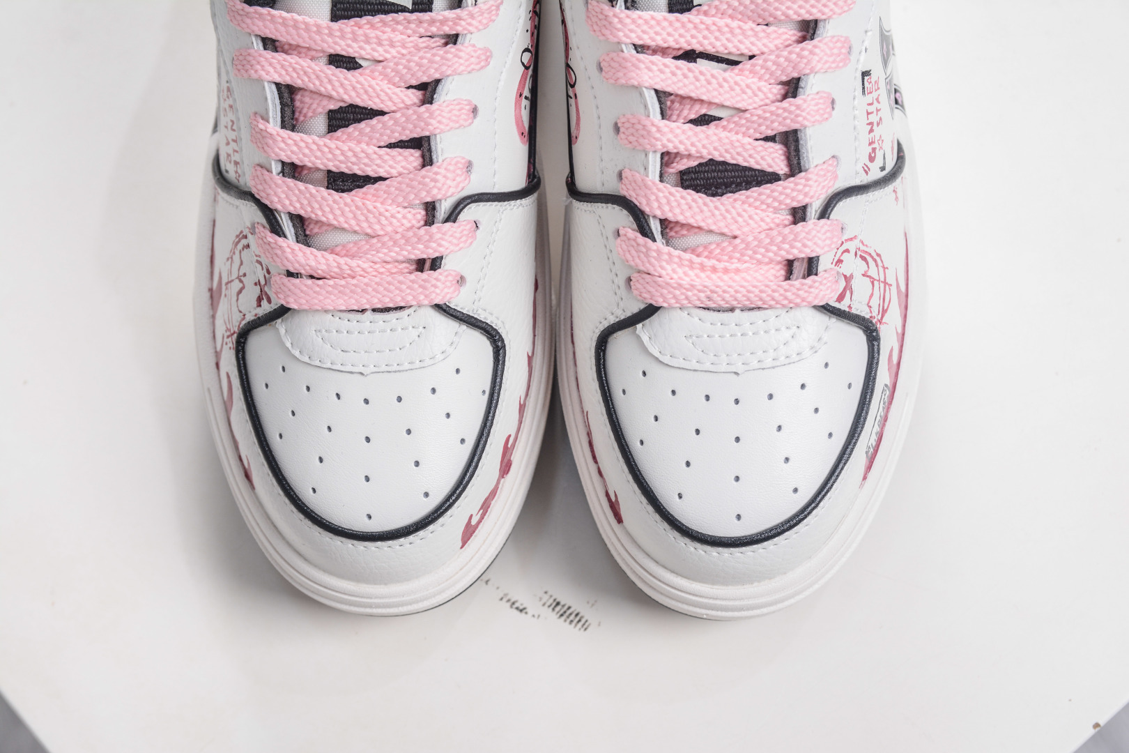 260 MLB Chunky Liner 圆点 心灵碎片 涂鸦定制配色学长鞋系列低帮老爹风轻量增高厚底百搭休闲运动慢跑鞋 3ASXCA12N 50WHS