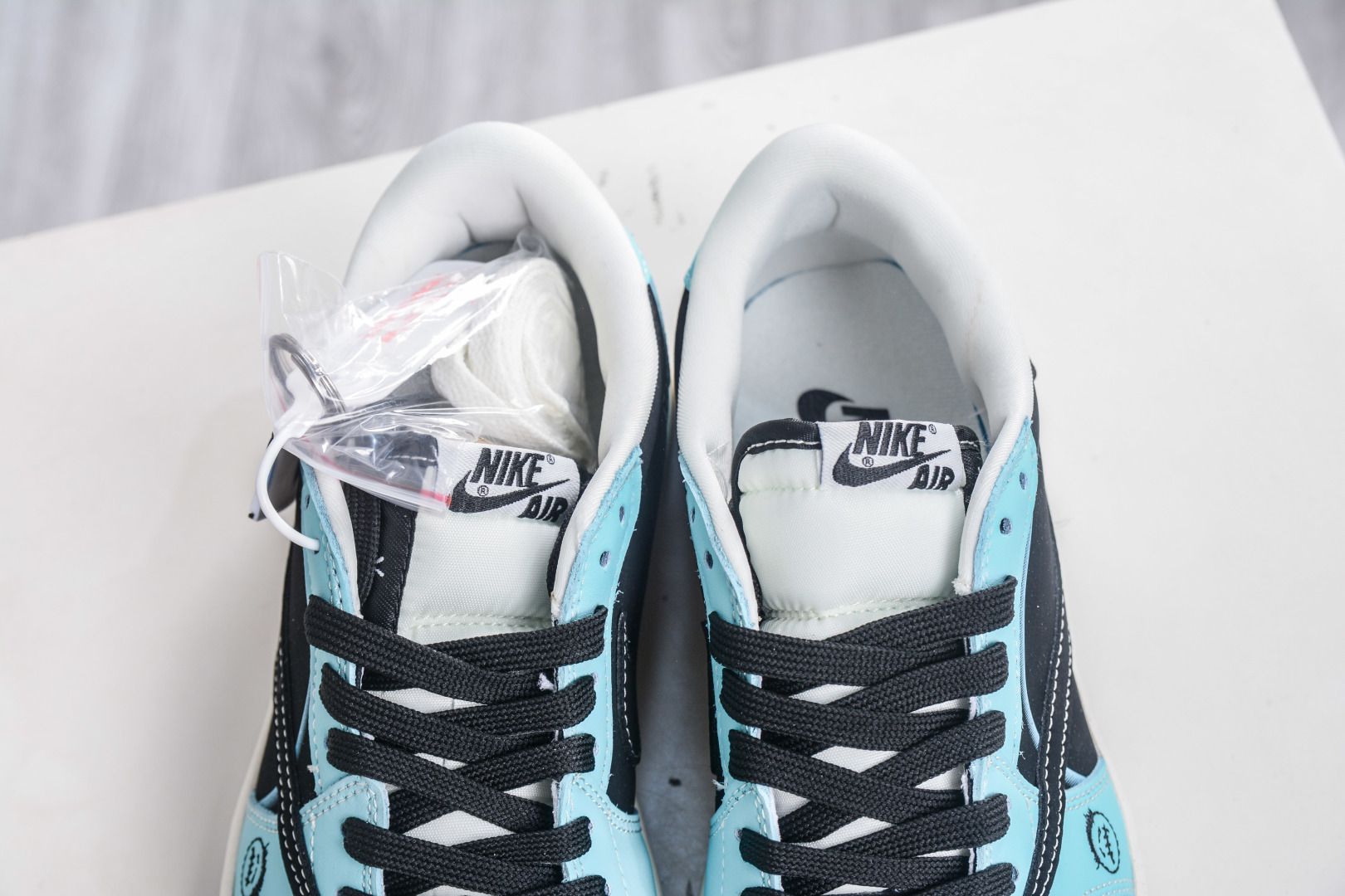 TS x Air Jordan x Stussy AJ1 Low 倒钩低帮联名斯图西-台球黑蓝鬼脸 DD7866-103