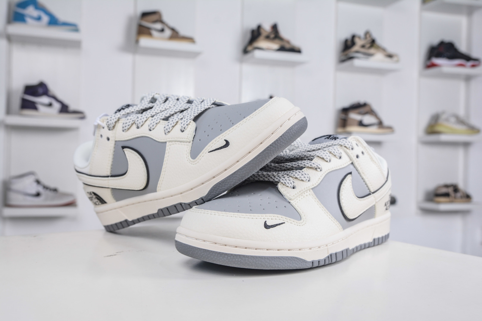 270 Nike SB Dunk Low x The North Face 北面联名-米白灰 JP1628-024