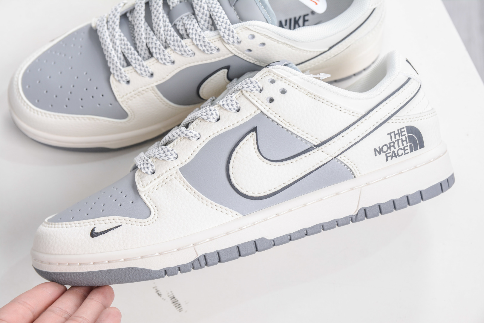 270 Nike SB Dunk Low x The North Face 北面联名-米白灰 JP1628-024