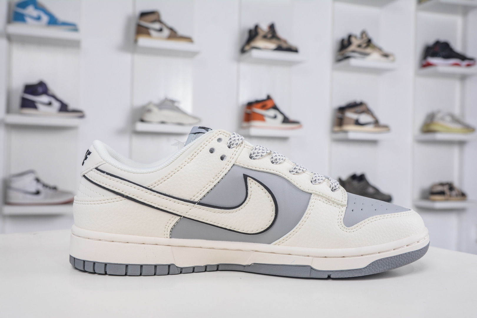 270 Nike SB Dunk Low x The North Face 北面联名-米白灰 JP1628-024