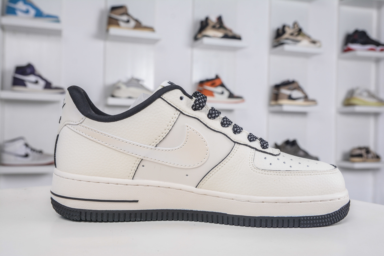 260 Nike Air Force 1 Low 07 x Supreme SUP联名-米白黑 XX3168-220