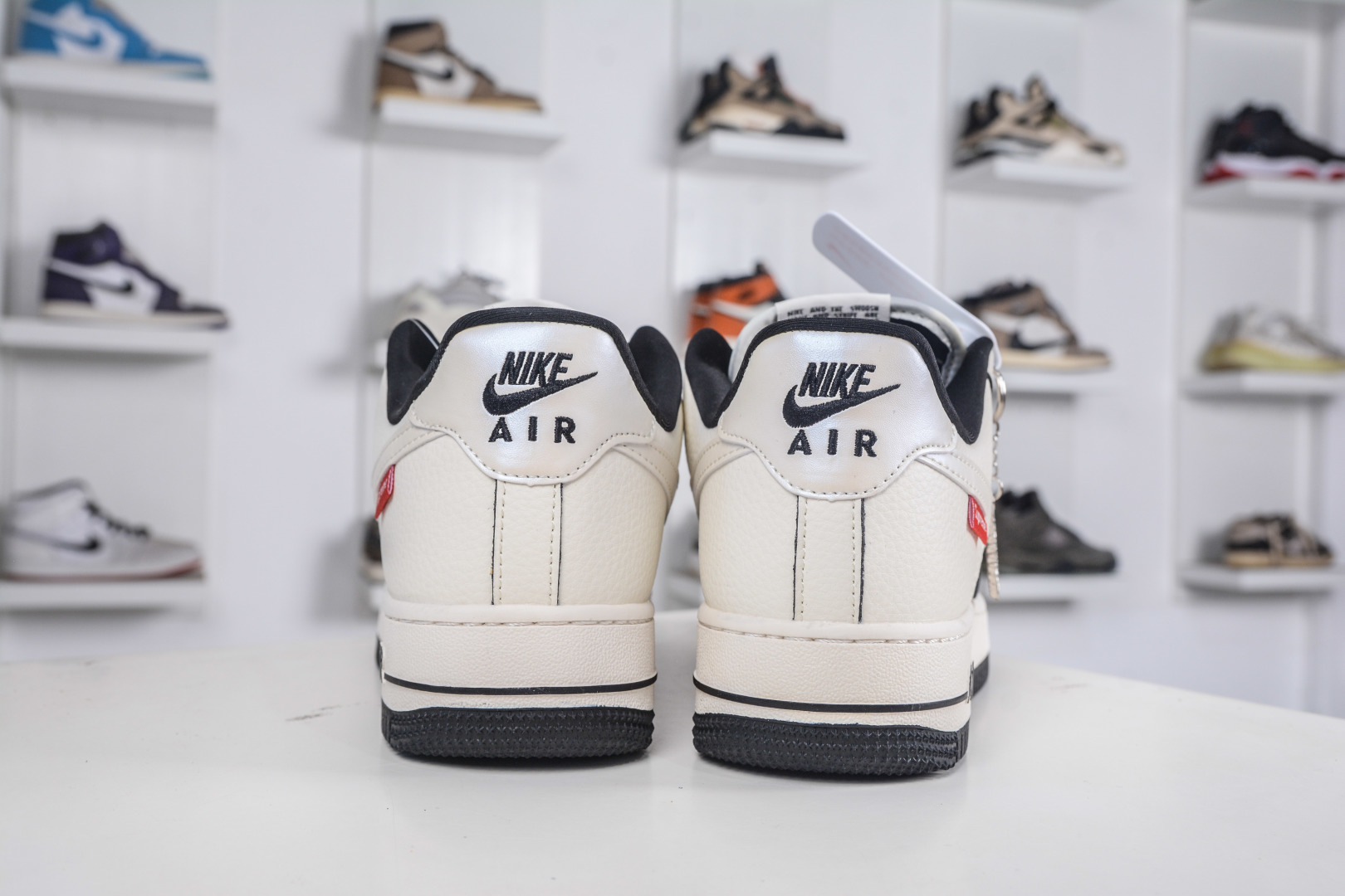 260 Nike Air Force 1 Low 07 x Supreme SUP联名-米白黑 XX3168-220