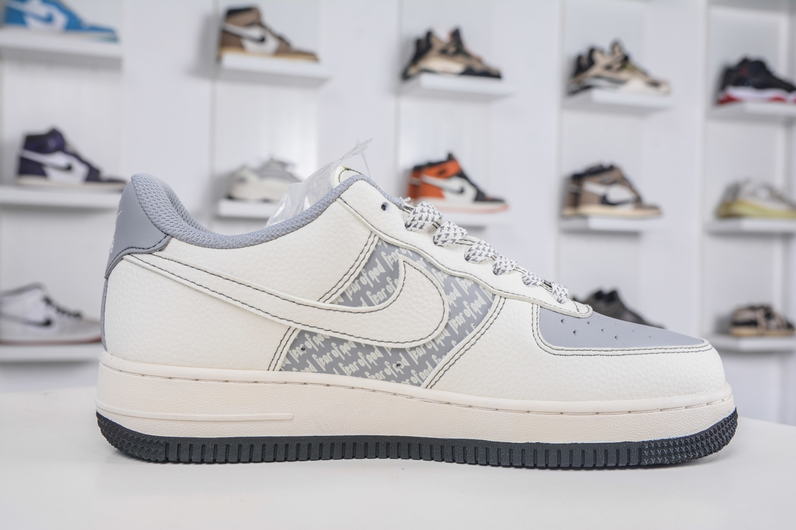 280 Nike Air Force 1 Low 07 x Fear of God FOG联名-米灰黑 JP8028-008