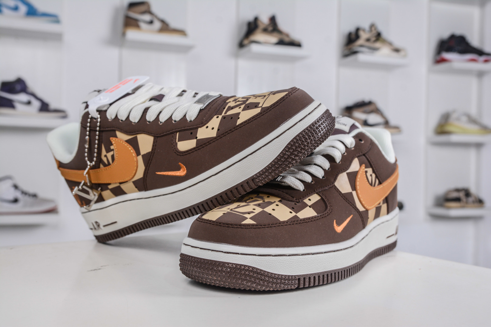260 Nike Air Force 1 Low 07 x Louis Vuitton LV联名-咖棕焦糖 NH0601-576