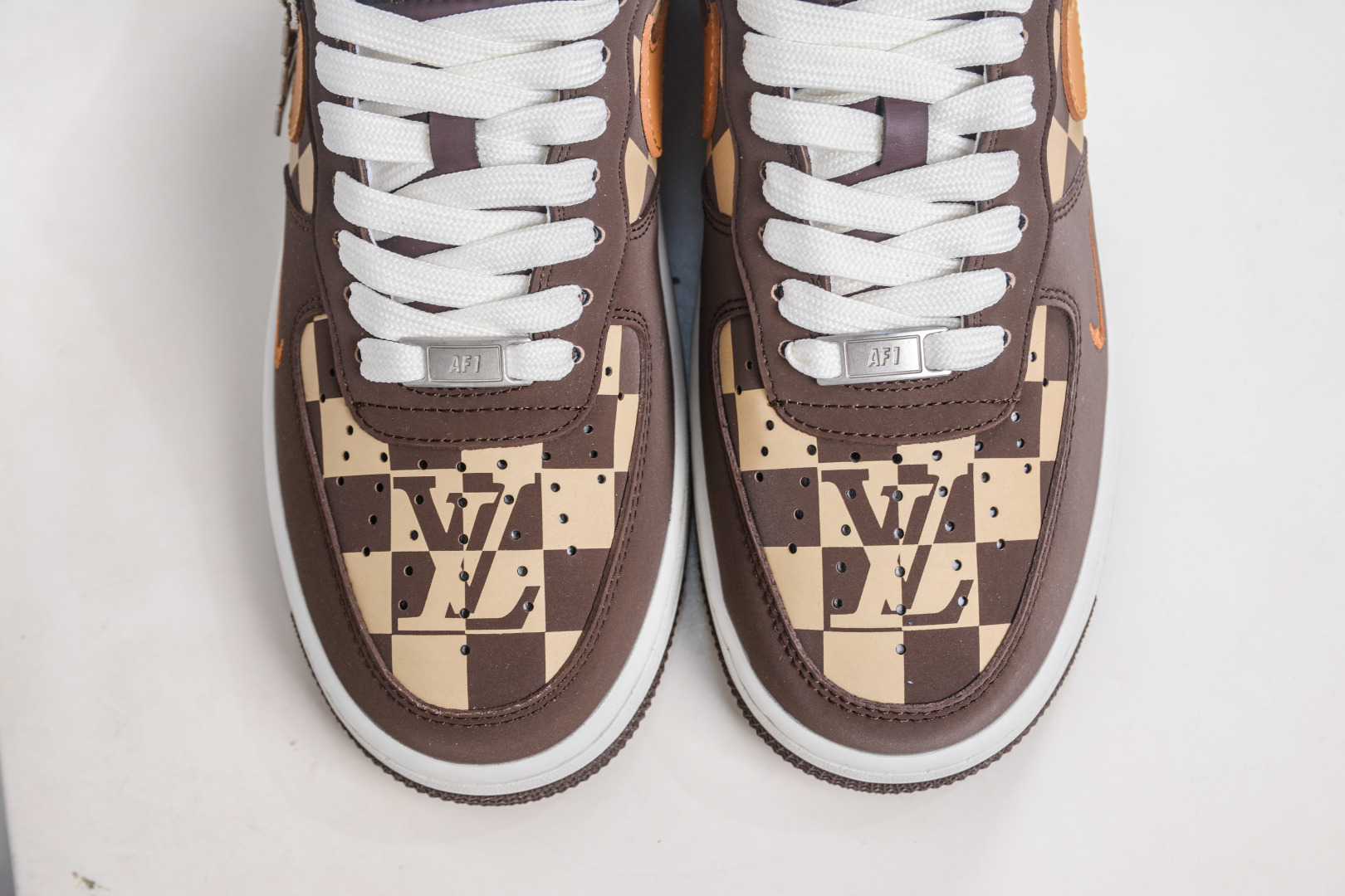 260 Nike Air Force 1 Low 07 x Louis Vuitton LV联名-咖棕焦糖 NH0601-576
