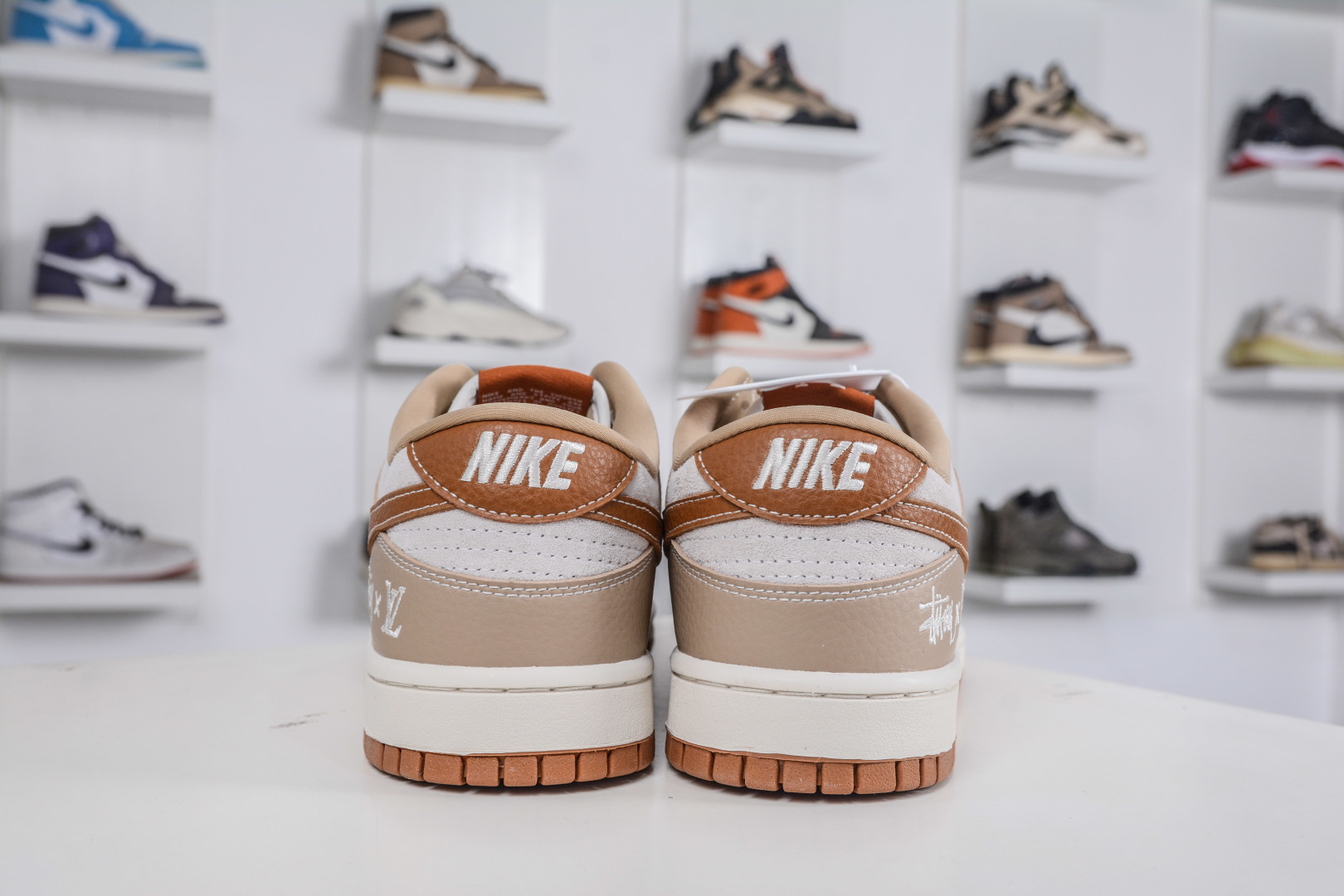 Nike SB Dunk Low x Louis Vuitton X Stussy 斯图西LV三方联名-卡其棕 SG6688-005