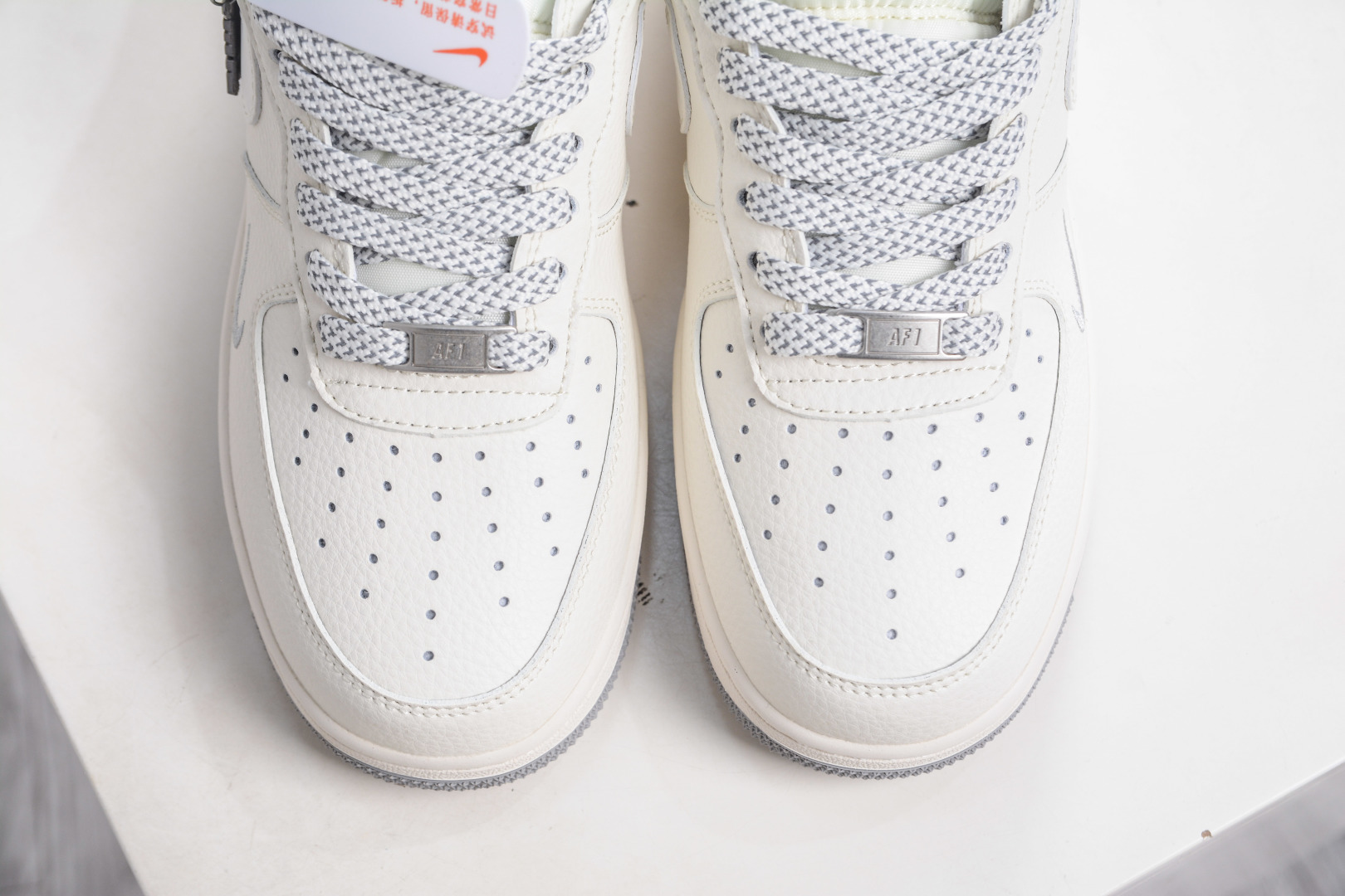 Nike Air Force 1 Low 07 x NIKE 耐克联名-白灰三勾 XX3168-185