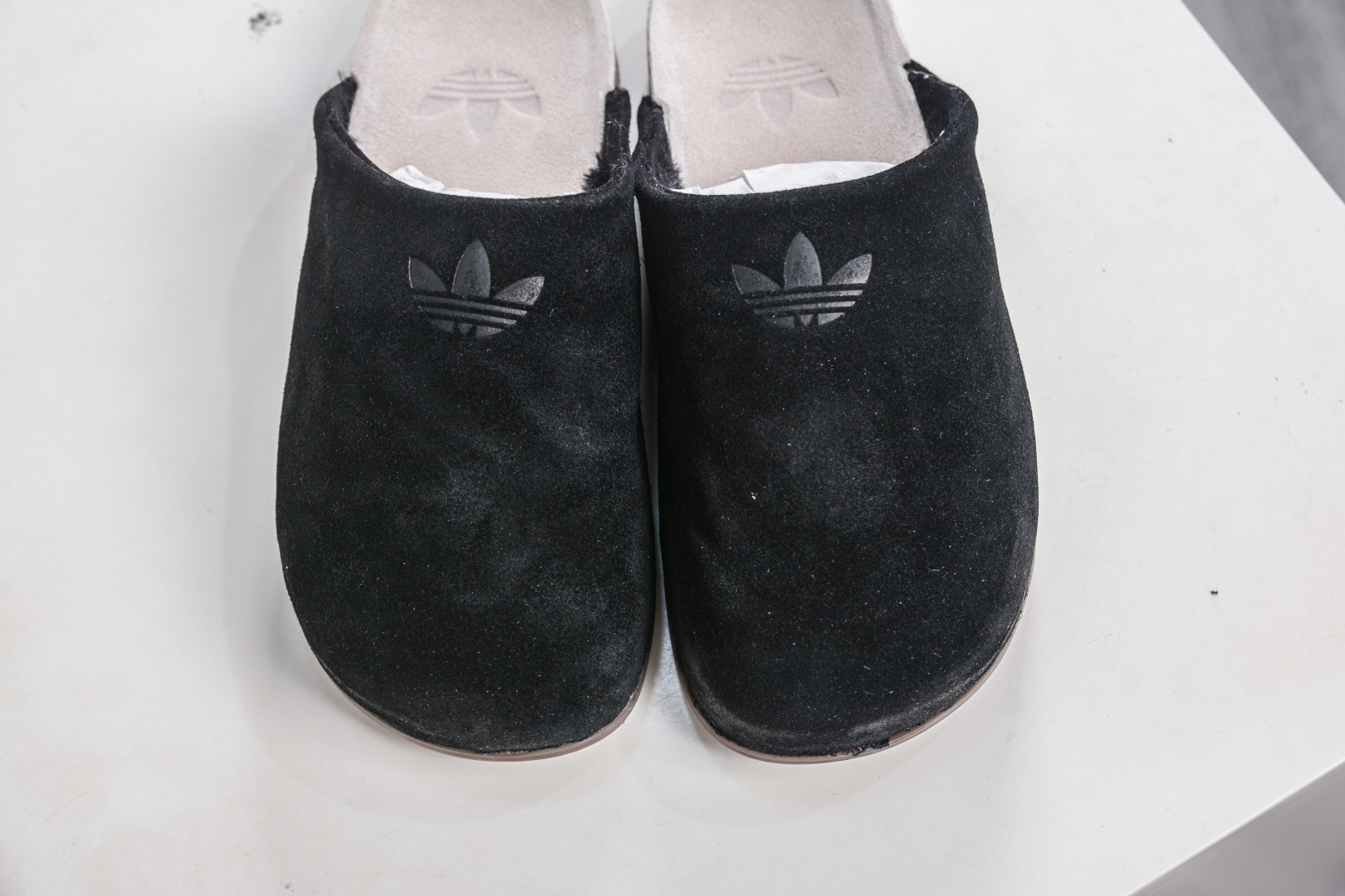 adidas originals Adimule 黑色 勃肯系 防磨防滑包头拖鞋 JP8729