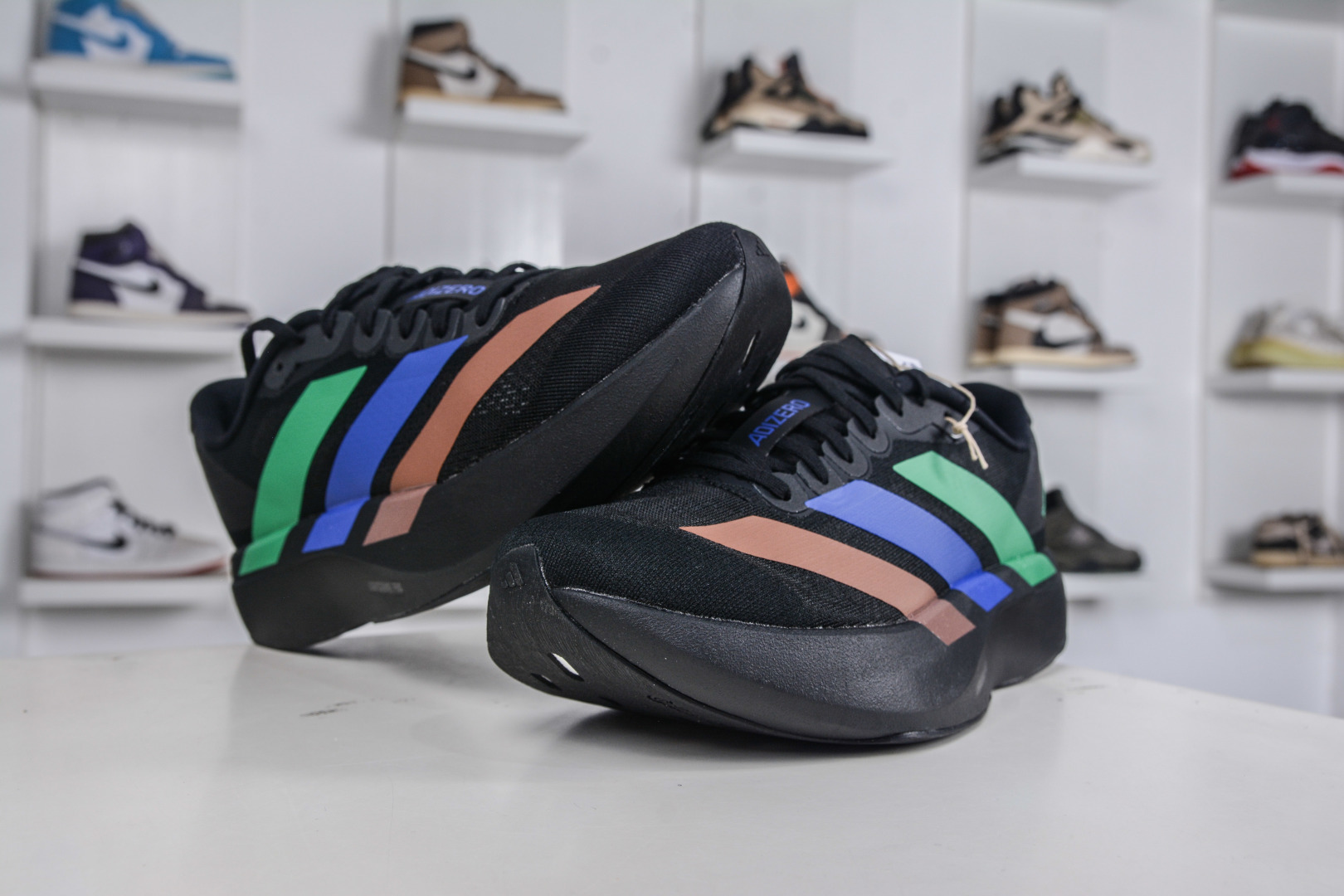 AD Adizero Eva SL M 零度进化版系列低帮轻便透气竞速休闲运动慢跑鞋 KI3392