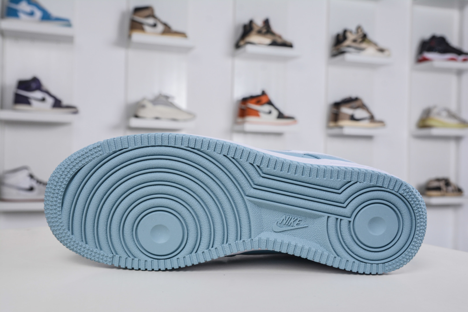 纯原 Nike Air Force 1 Low 07 海盐蓝白 原楦头原纸板 打造纯正空军版型 专注外贸