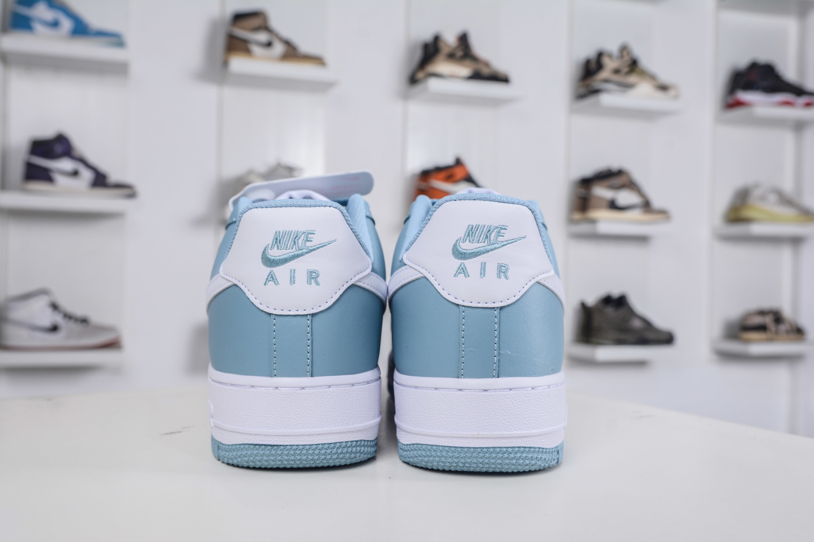 纯原 Nike Air Force 1 Low 07 海盐蓝白 原楦头原纸板 打造纯正空军版型 专注外贸