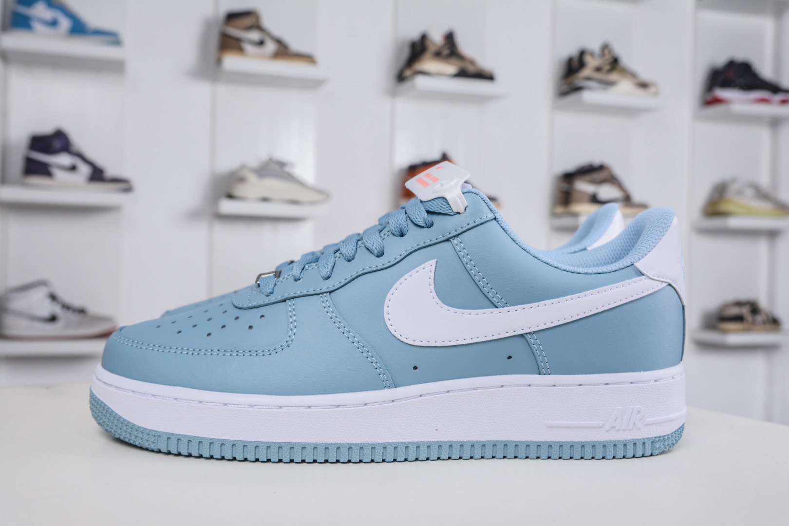 纯原 Nike Air Force 1 Low 07 海盐蓝白 原楦头原纸板 打造纯正空军版型 专注外贸