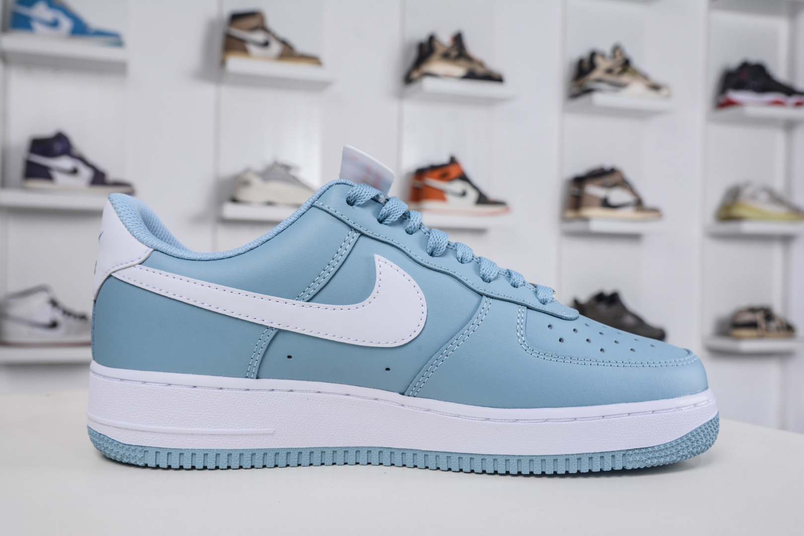 纯原 Nike Air Force 1 Low 07 海盐蓝白 原楦头原纸板 打造纯正空军版型 专注外贸