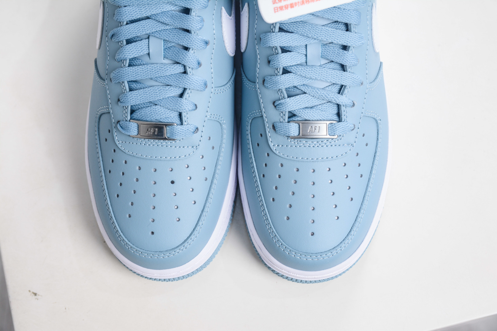 纯原 Nike Air Force 1 Low 07 海盐蓝白 原楦头原纸板 打造纯正空军版型 专注外贸