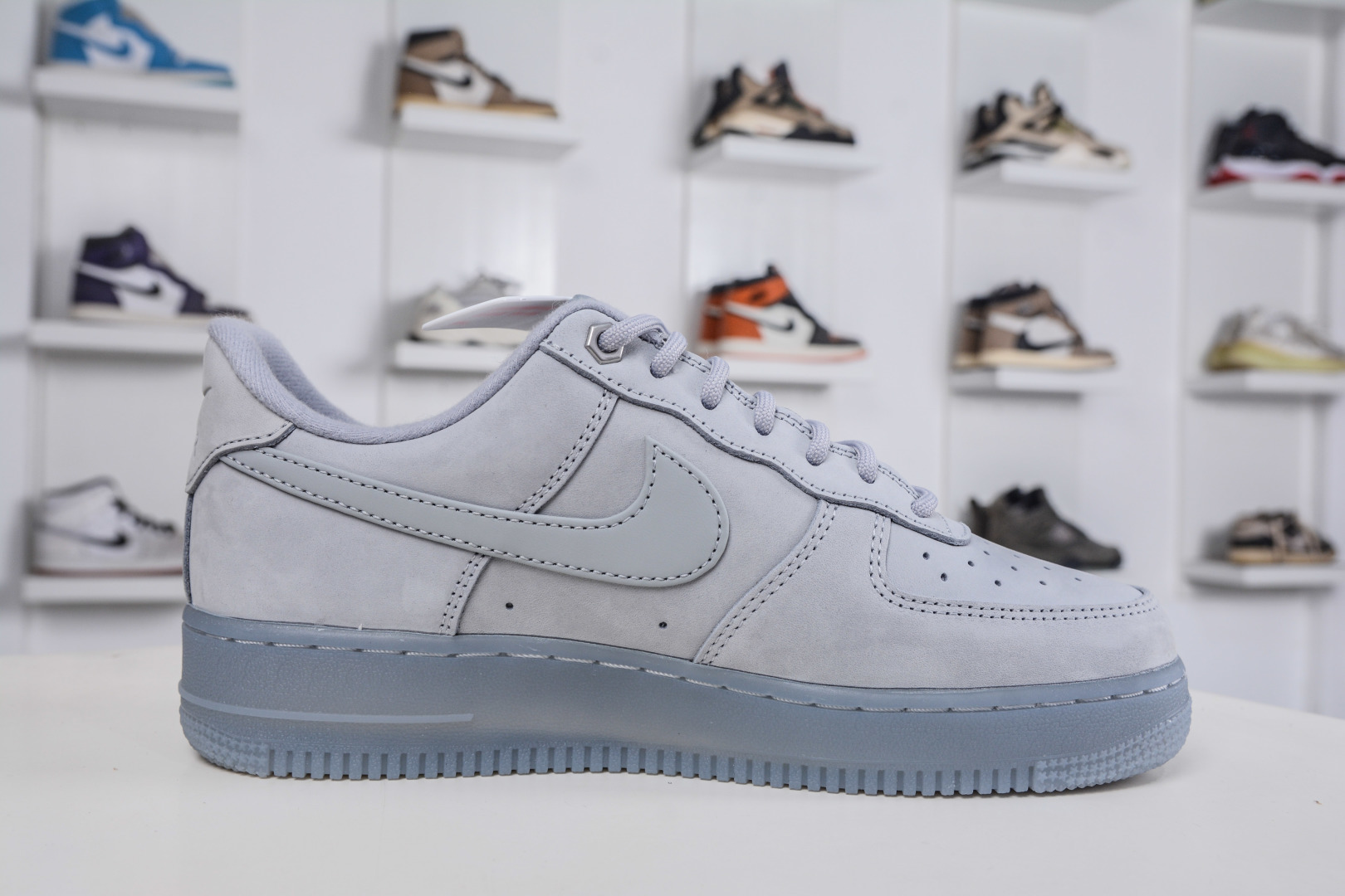 纯原 Nike Air Force 1 Low 灰水晶底 原楦头原纸板 打造纯正低帮空军版型专注外贸渠道
