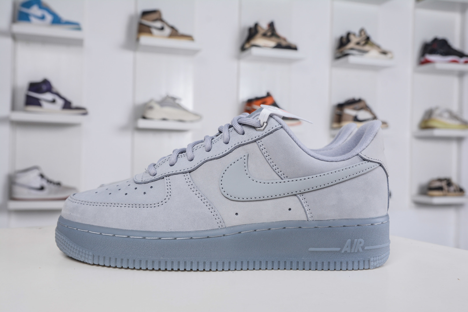 纯原 Nike Air Force 1 Low 灰水晶底 原楦头原纸板 打造纯正低帮空军版型专注外贸渠道