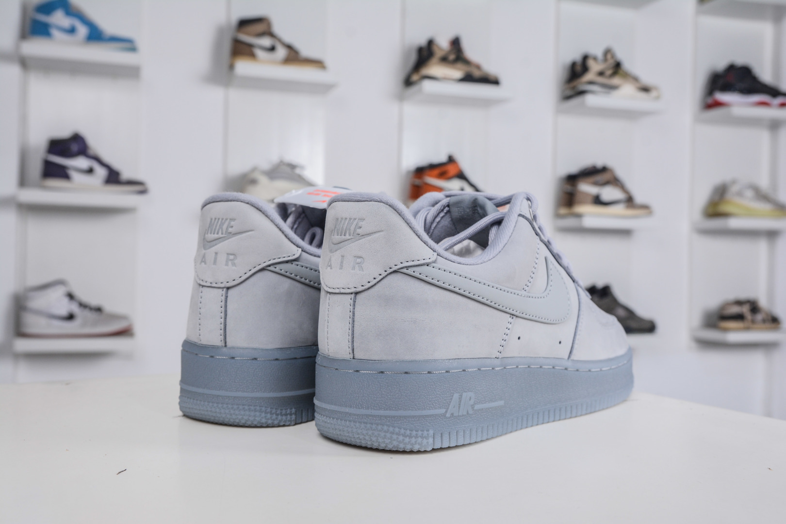 纯原 Nike Air Force 1 Low 灰水晶底 原楦头原纸板 打造纯正低帮空军版型专注外贸渠道
