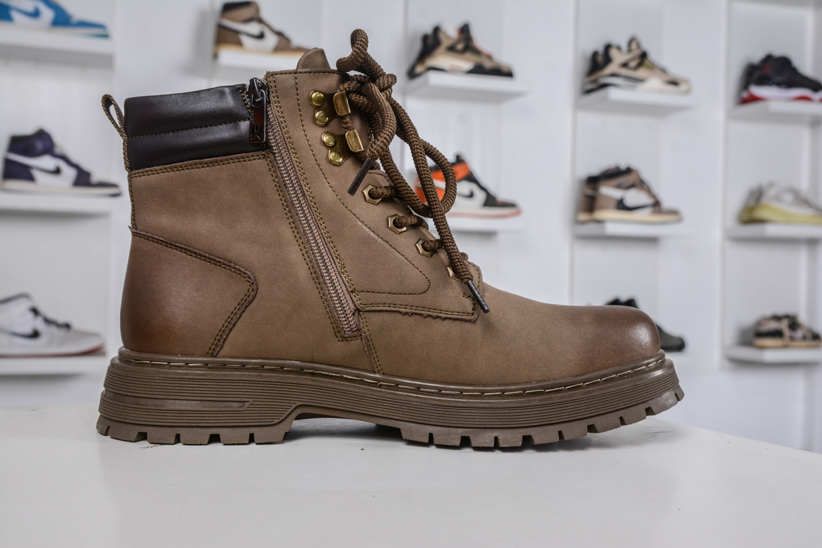 280 Timberland添柏岚/天伯伦 秋冬新款 户外工装休闲大黄靴 TB10056 KHAKI