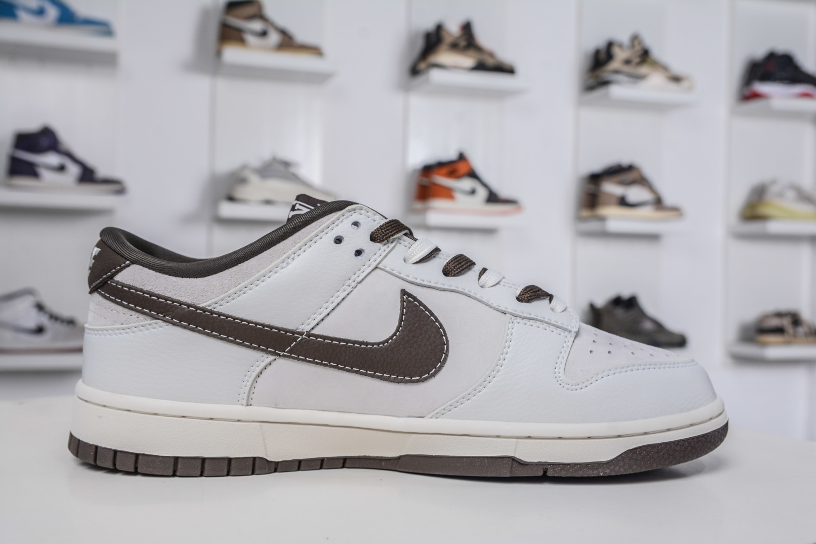 270 Nike SB Dunk Low x Louis VuittX Stussy 斯图西LV三方联名-奶白灰 SG6688-003