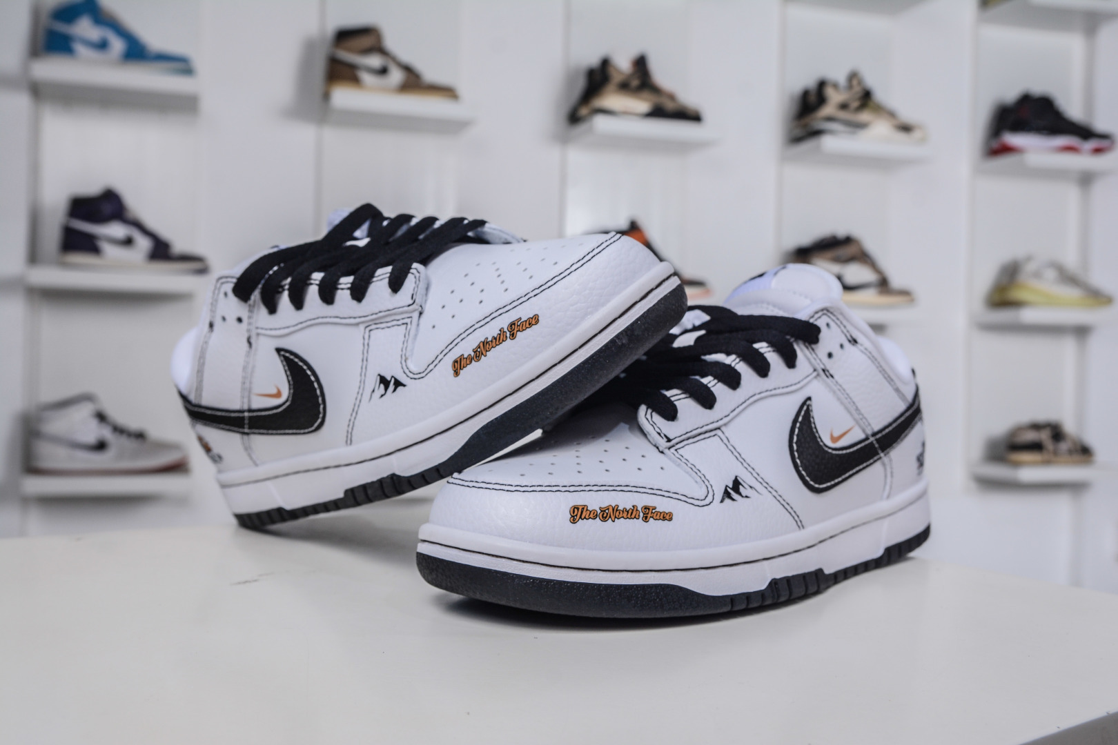 270 Nike SB Dunk Low x The North Face 北面联名-白黑 YF9511-911