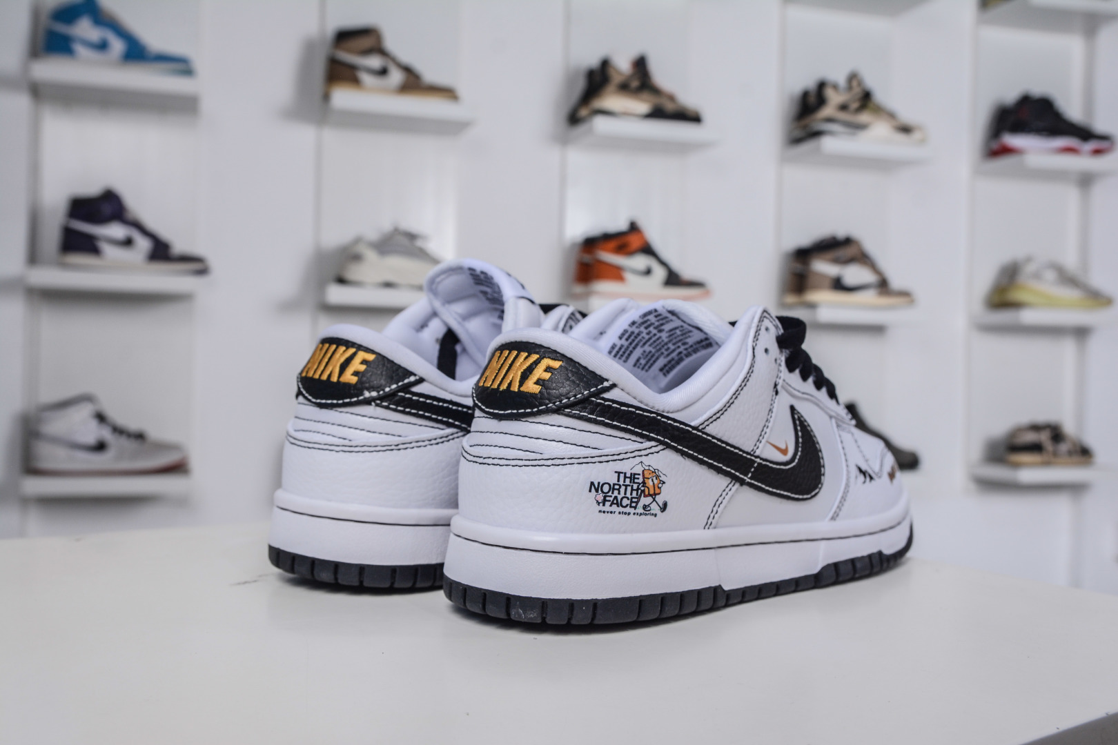 270 Nike SB Dunk Low x The North Face 北面联名-白黑 YF9511-911