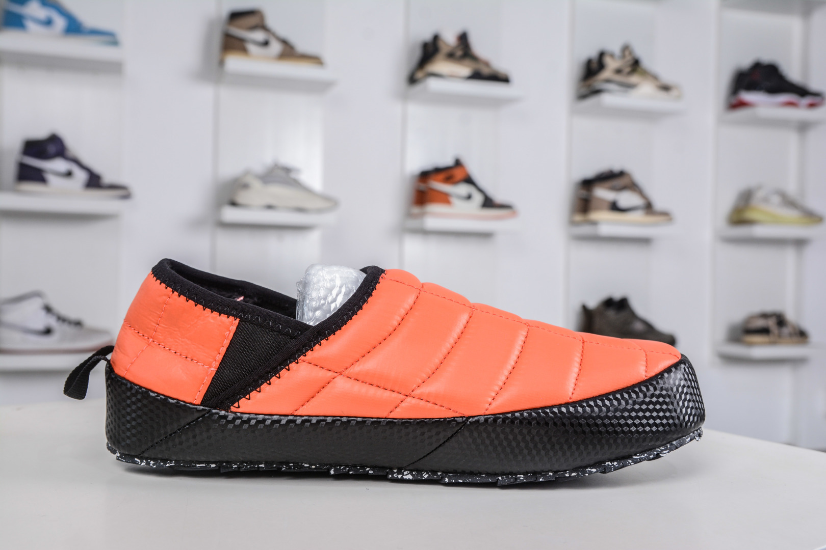 140 W TheRMobaLL 北面 休闲秋冬保暖绒毛 户外保暖棉鞋一脚穿懒人鞋 NOFA3UZN-414