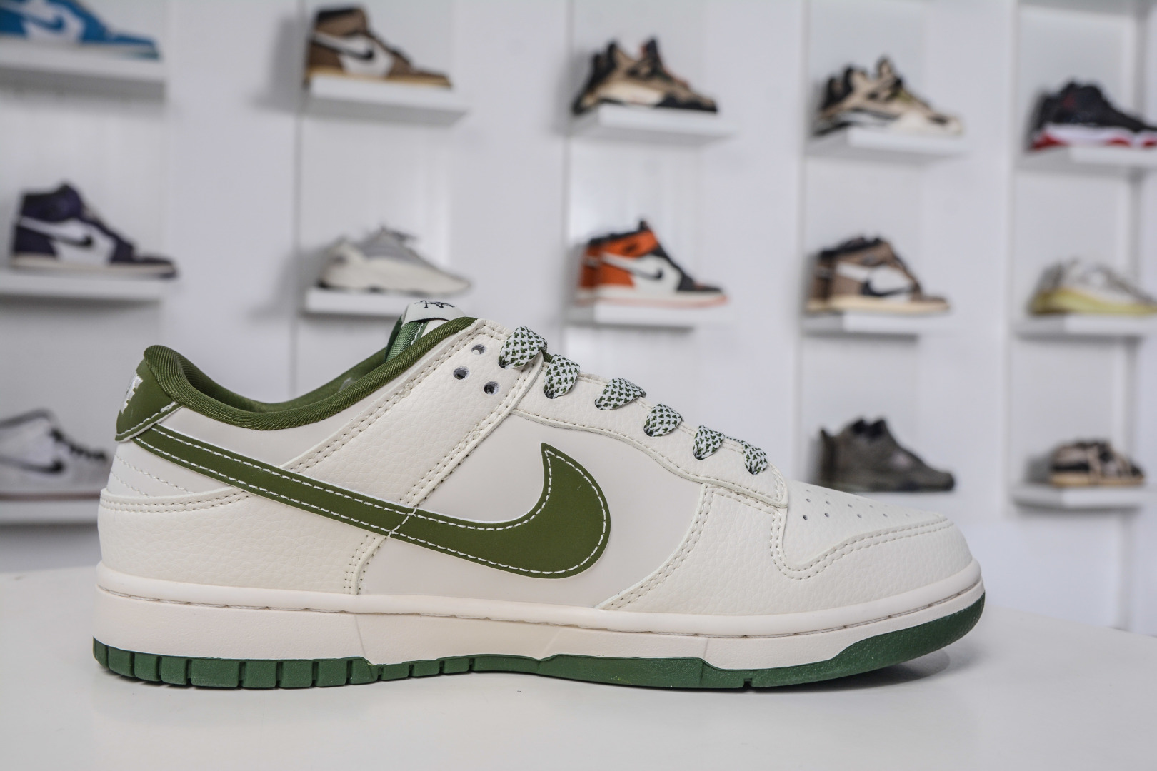 270 Nike SB Dunk Low X Stussy 斯图西联名-米白绿 XS6089-608