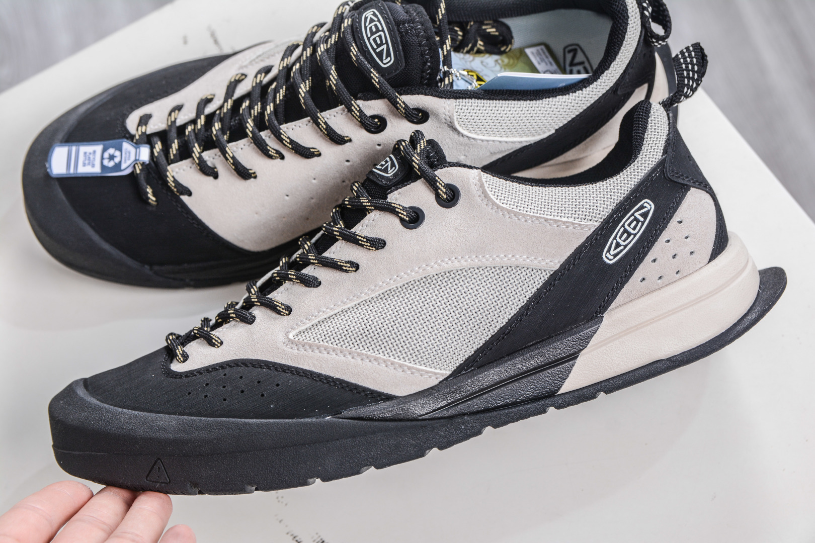 210 美国人气户外品牌-科恩Keen JASPER III贾斯珀都市系列复古低帮系带户外风露营徒步登山运动训练鞋 桦木色 1022268