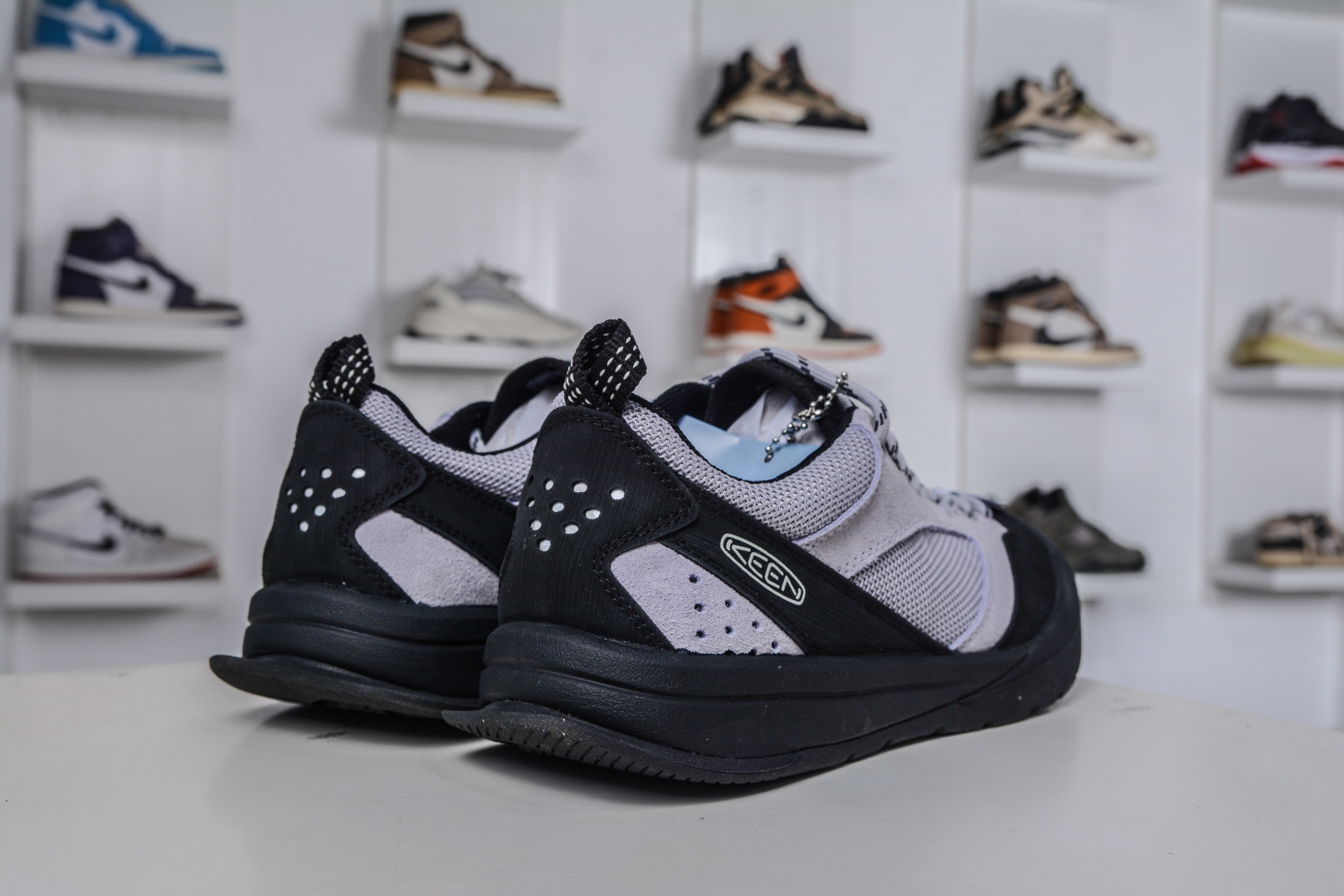 210 美国人气户外品牌-科恩Keen JASPER III贾斯珀都市系列复古低帮系带户外风露营徒步登山运动训练鞋 淡紫色 1022268