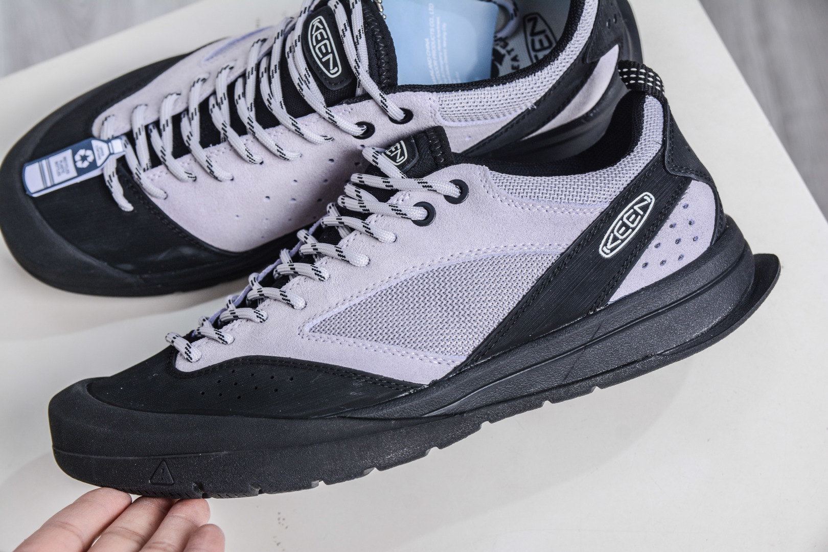 210 美国人气户外品牌-科恩Keen JASPER III贾斯珀都市系列复古低帮系带户外风露营徒步登山运动训练鞋 淡紫色 1022268